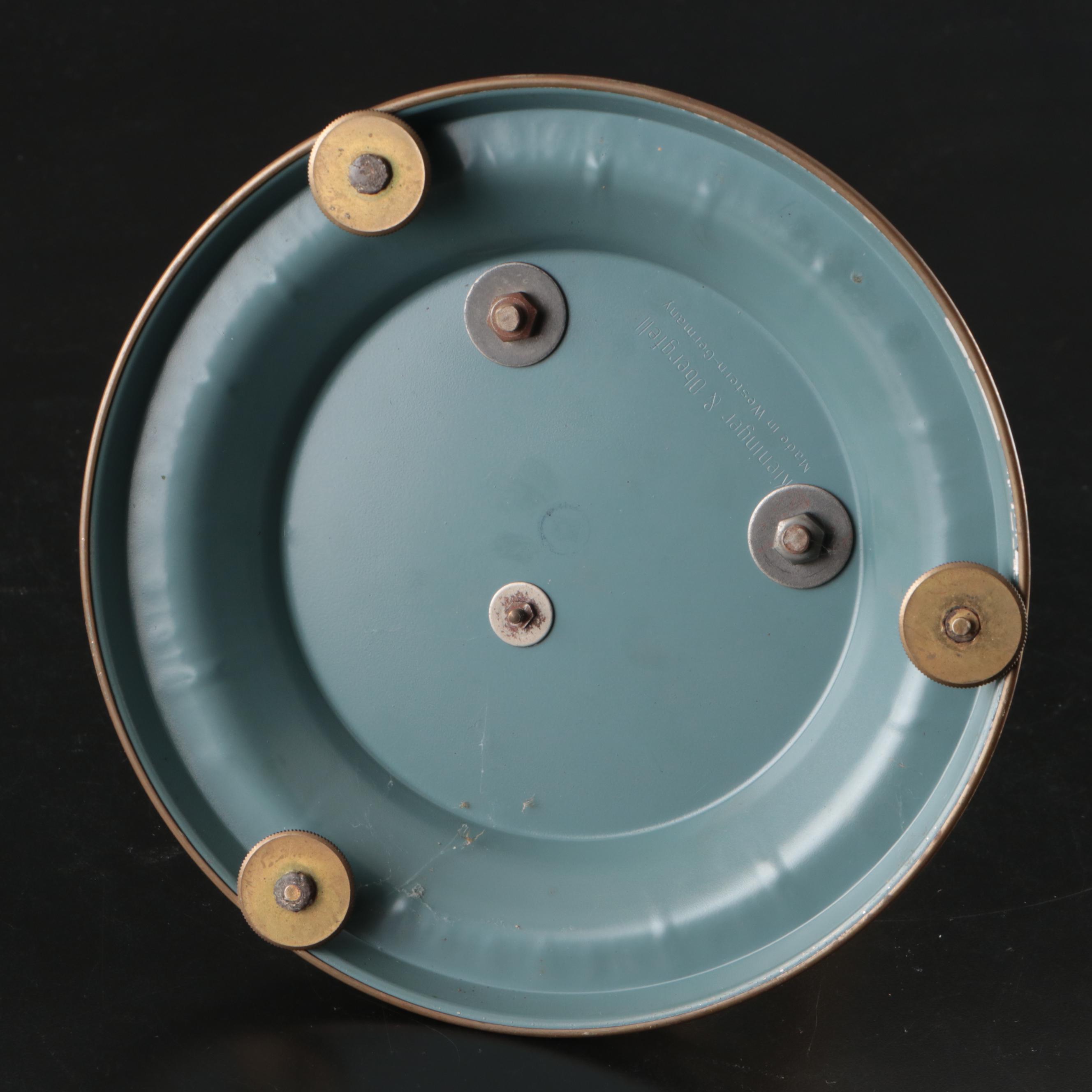 Kundo German Brass Finish Anniversary Clock