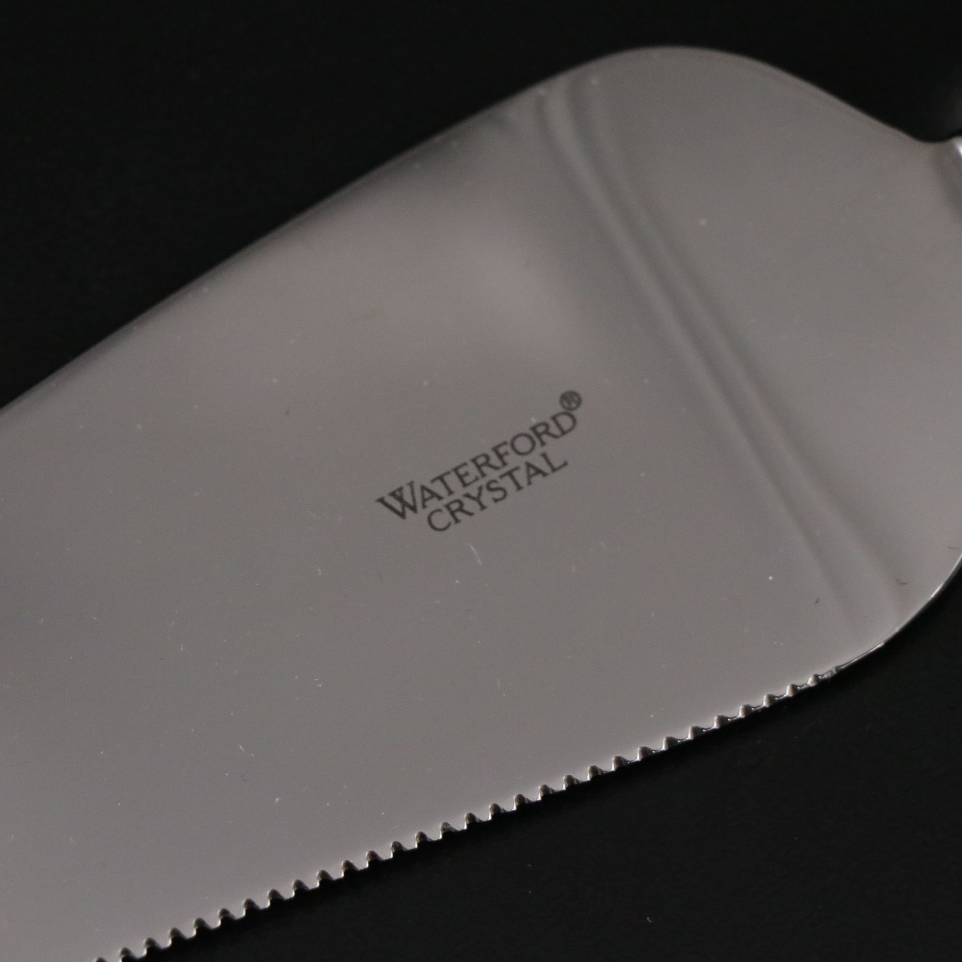 Waterford "Lismore" Crystal Offset Cake Server, Goblets, Claret, and Plates