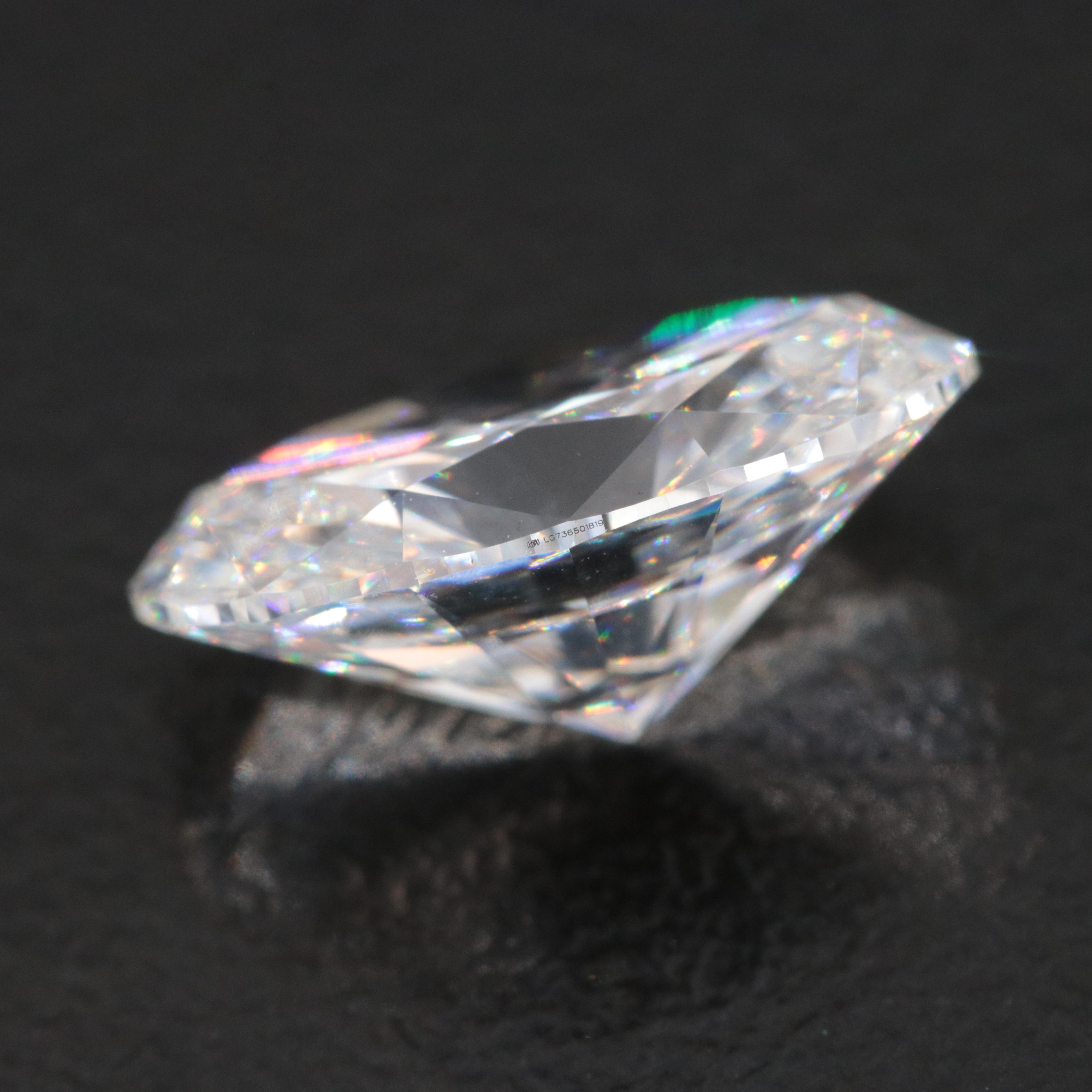 Loose 3.00 CT Lab Grown Diamond with IGI Report