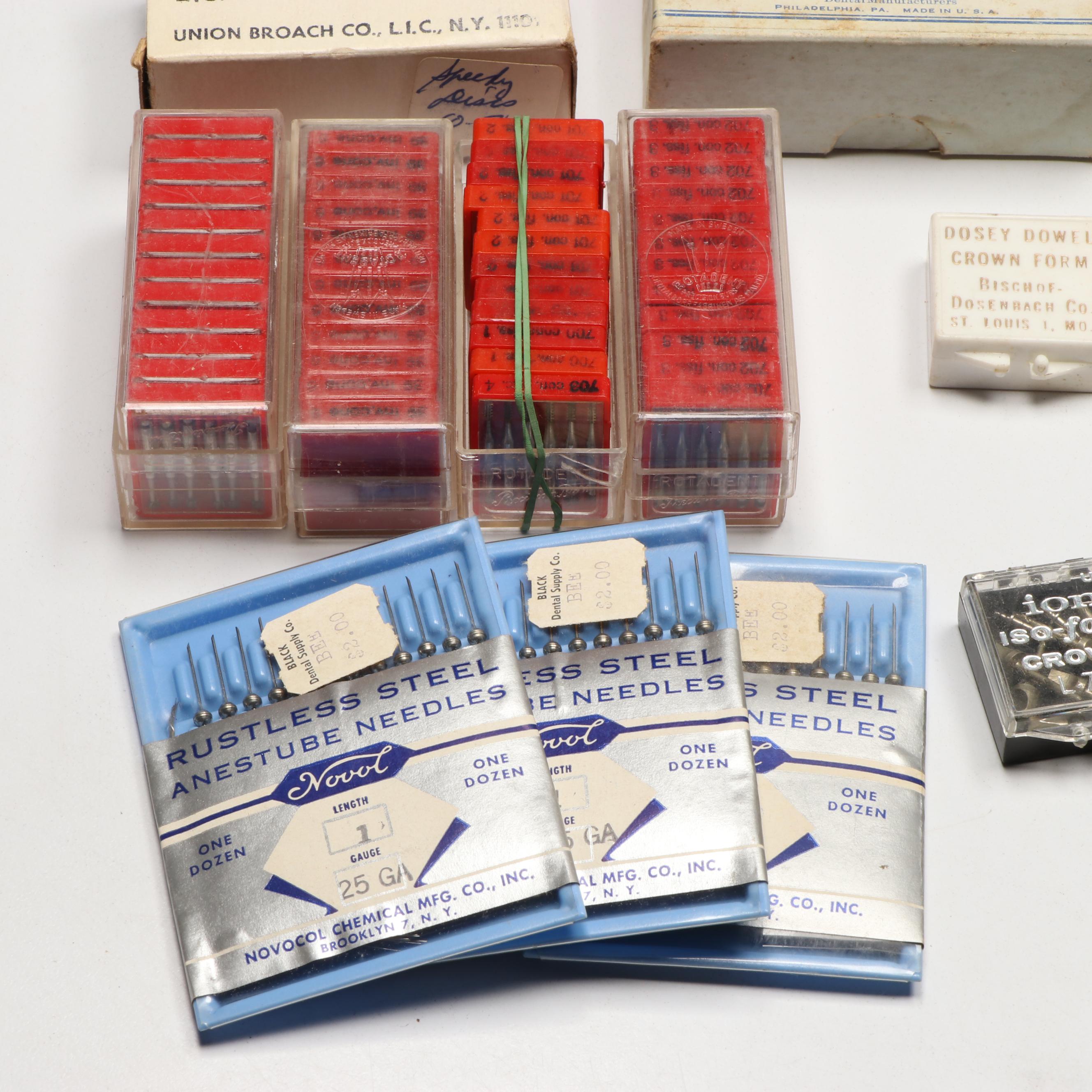 Caulk Portable Wax Work Bench with Alcohol Torch, Files and More Dental Supplies