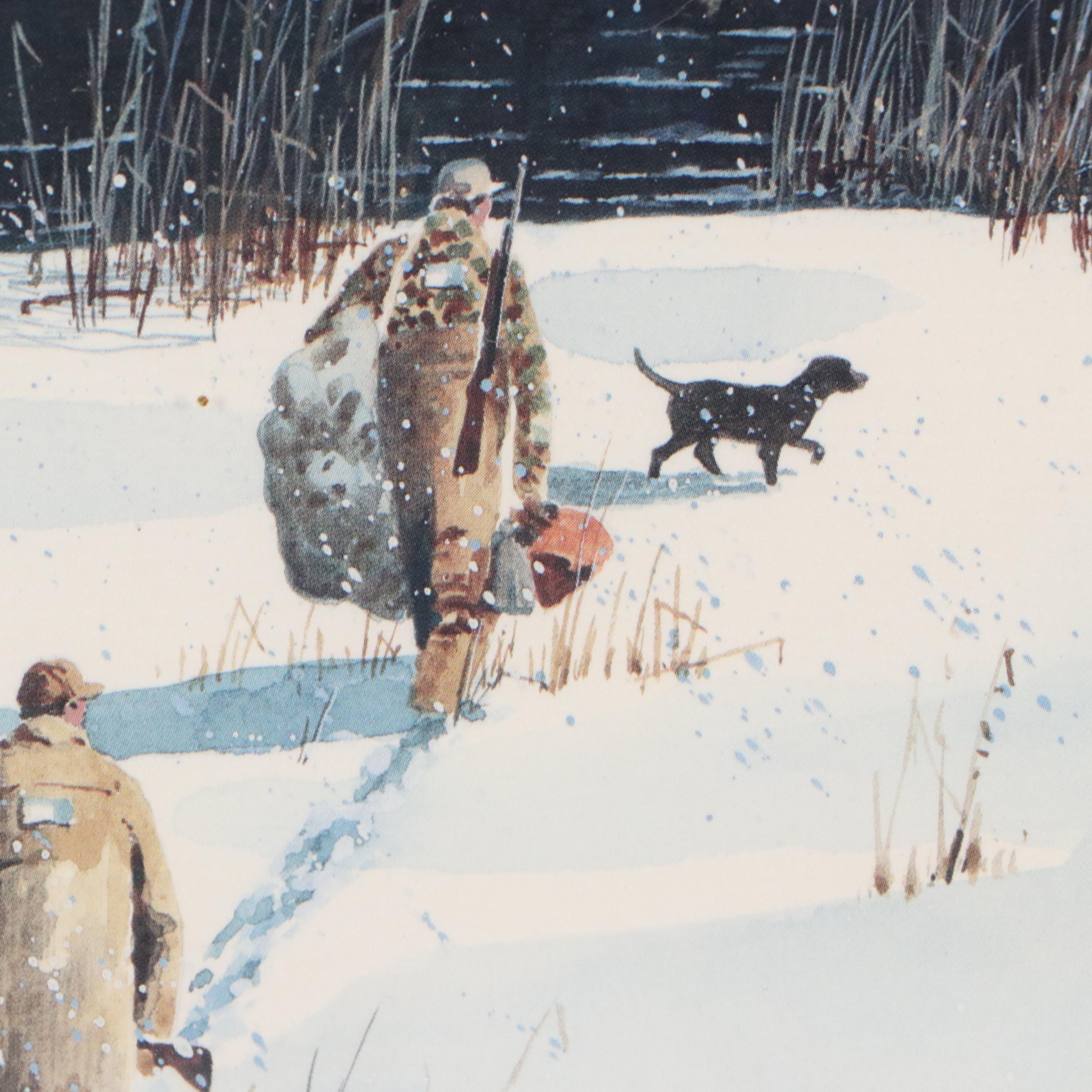 Robert Hilty Offset Lithograph "Anticipation," 1986