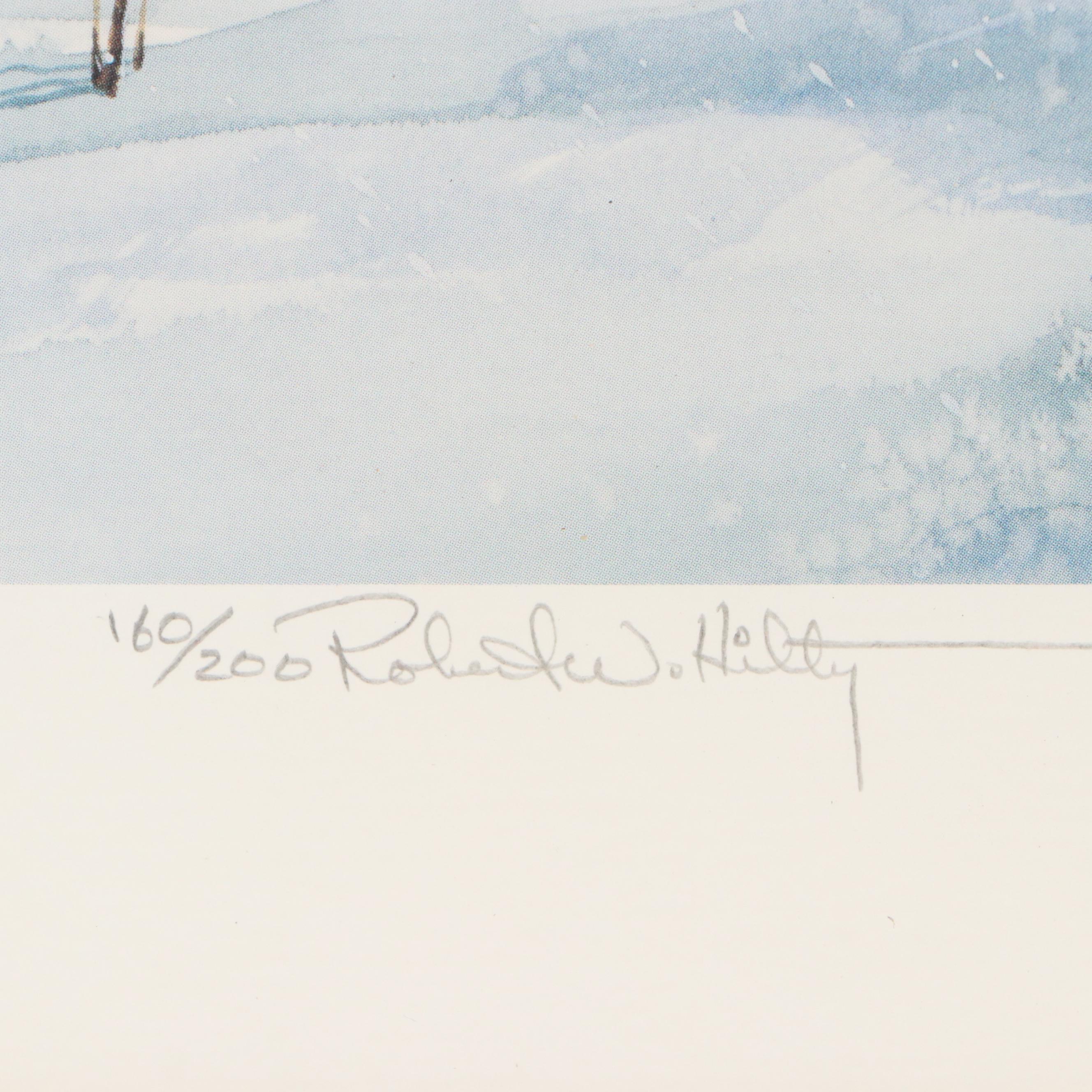 Robert Hilty Offset Lithograph "Anticipation," 1986