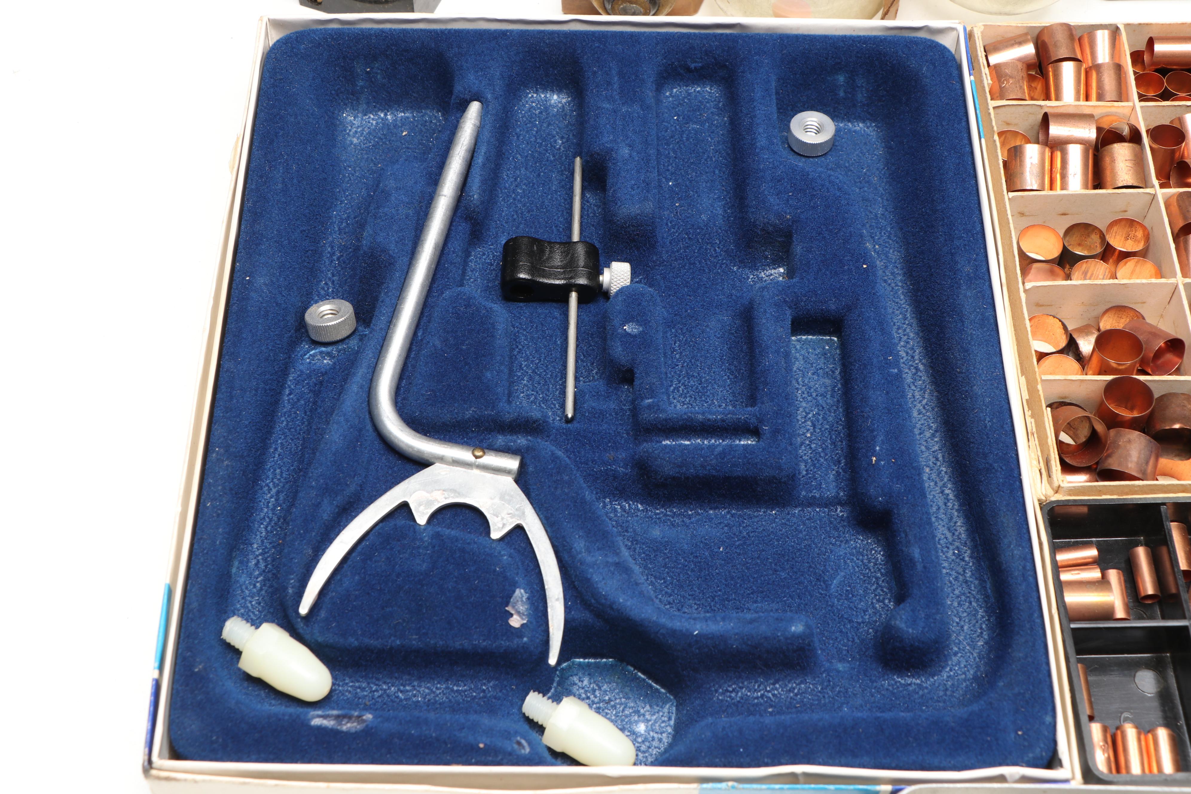 Hanau Engineering Co. Alcohol Torch with Copper Bands and More Dental Equipment