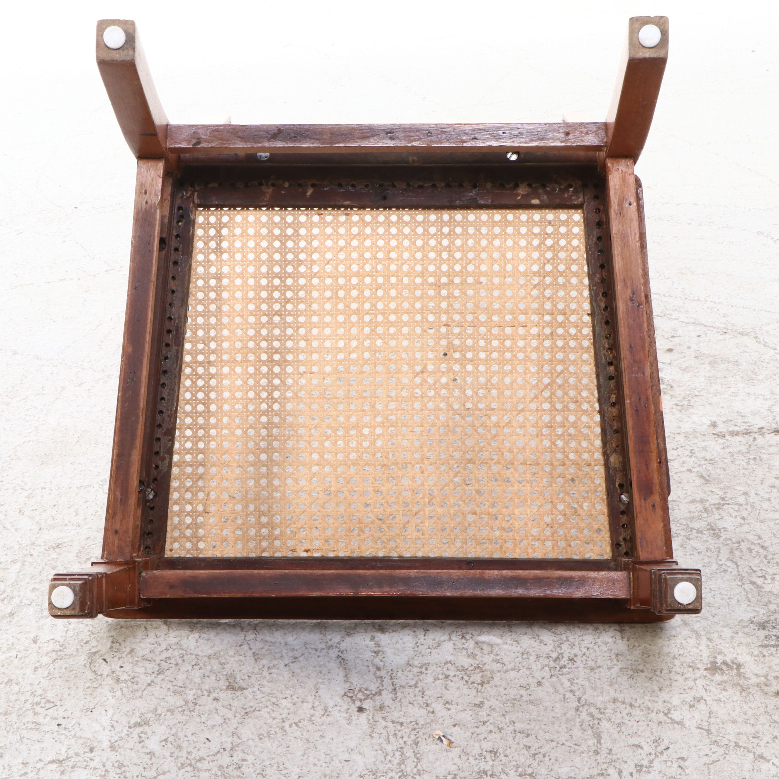 Set of Four Arts & Crafts Style Chairs with Caned Seating