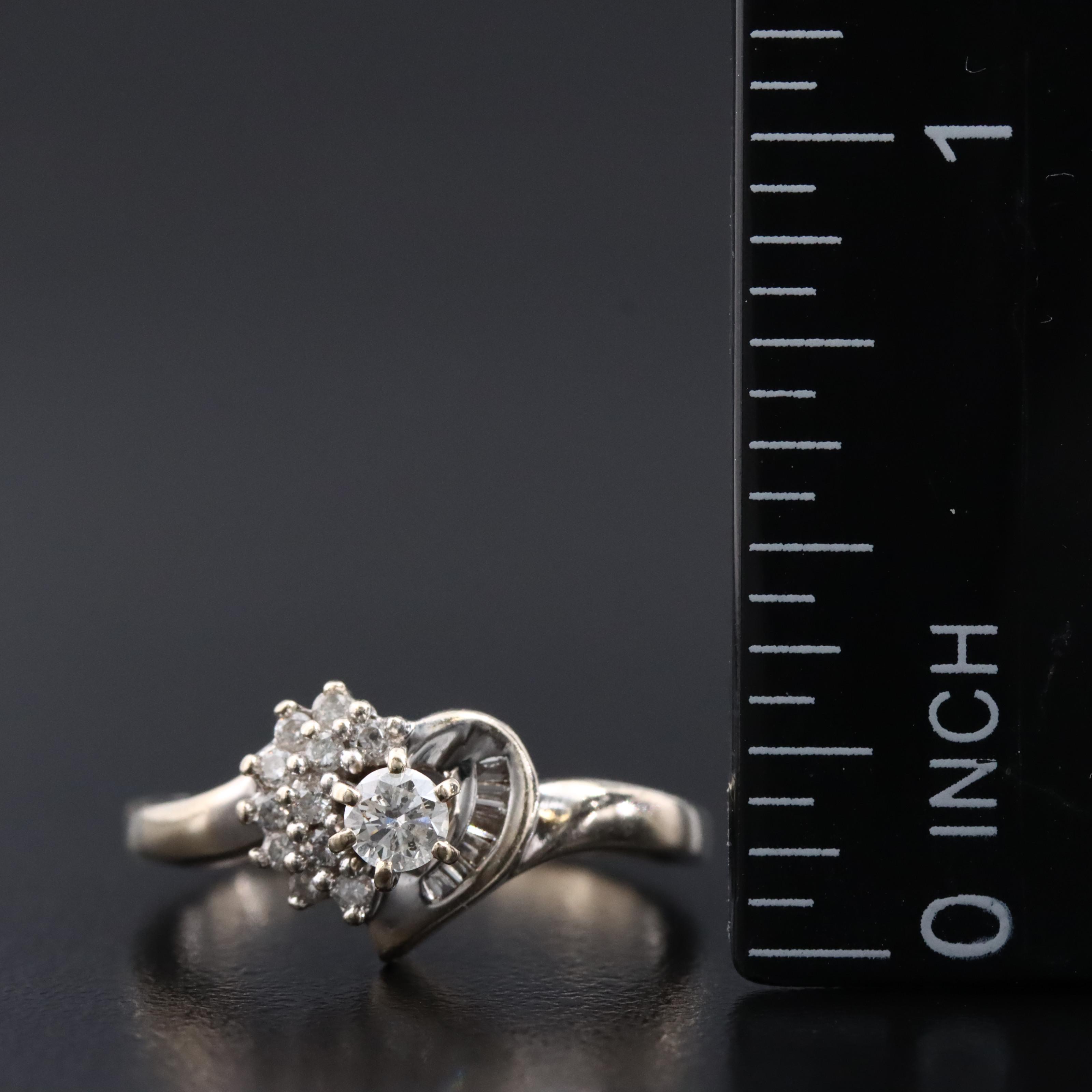 14K 0.29 CTW Diamond Ring