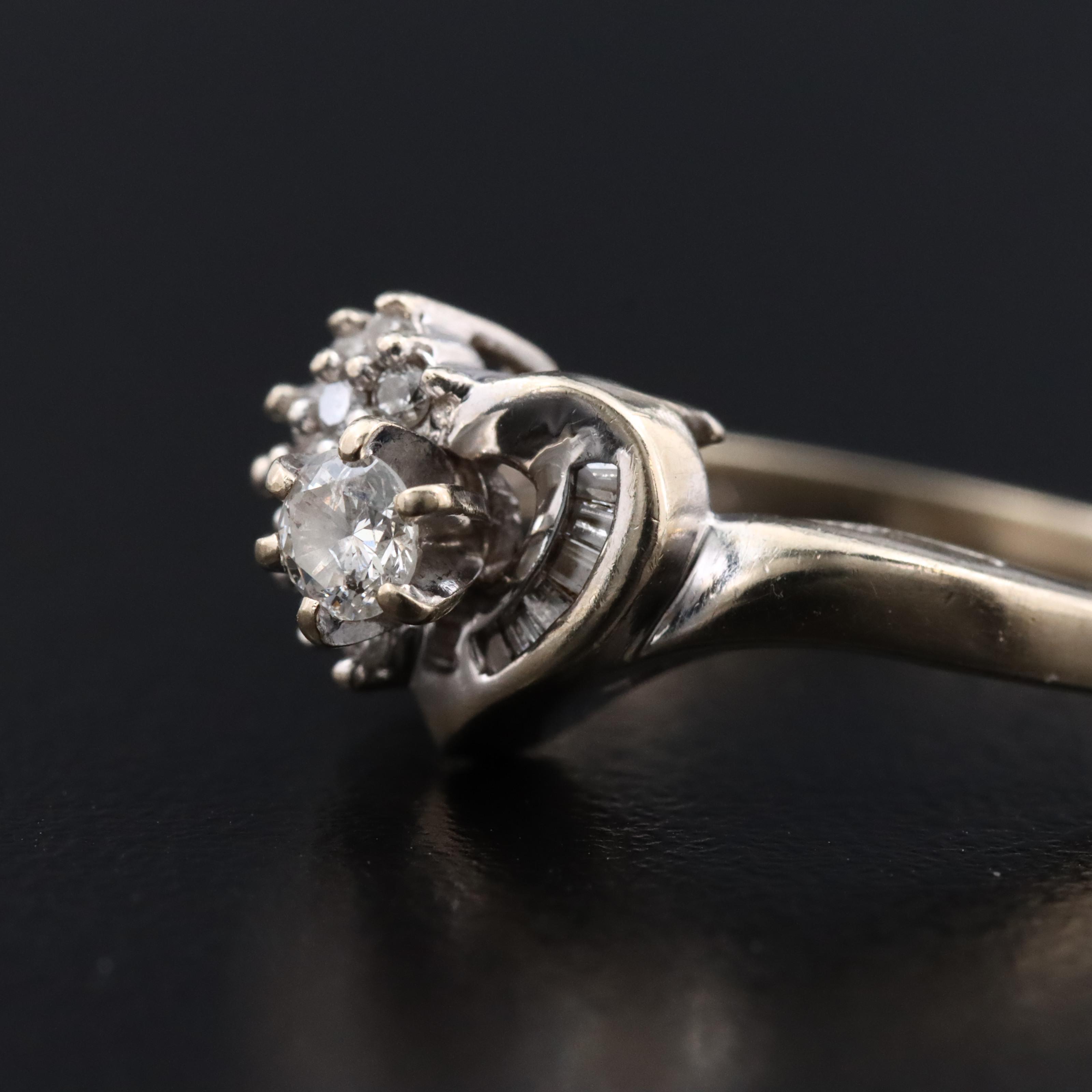 14K 0.29 CTW Diamond Ring