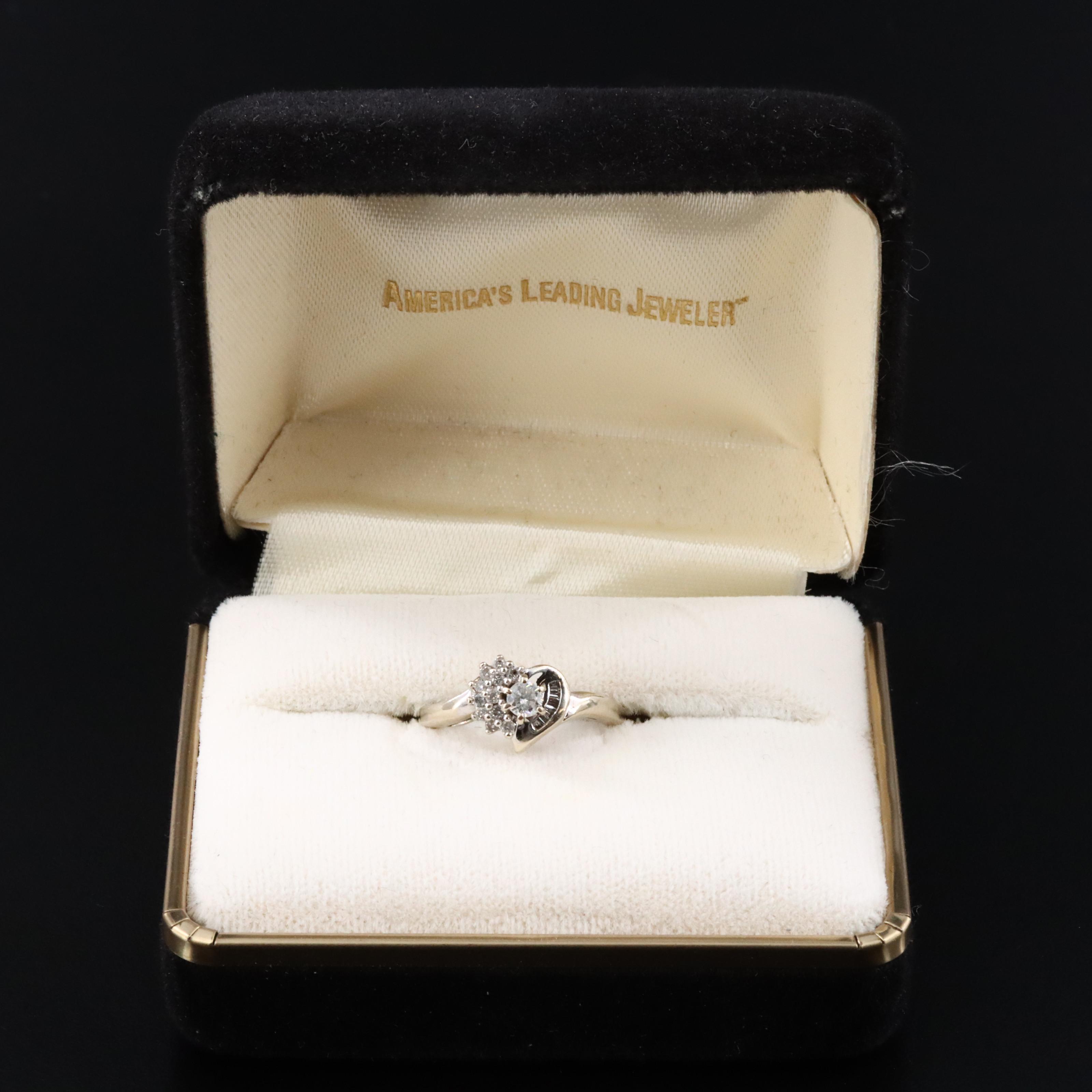14K 0.29 CTW Diamond Ring
