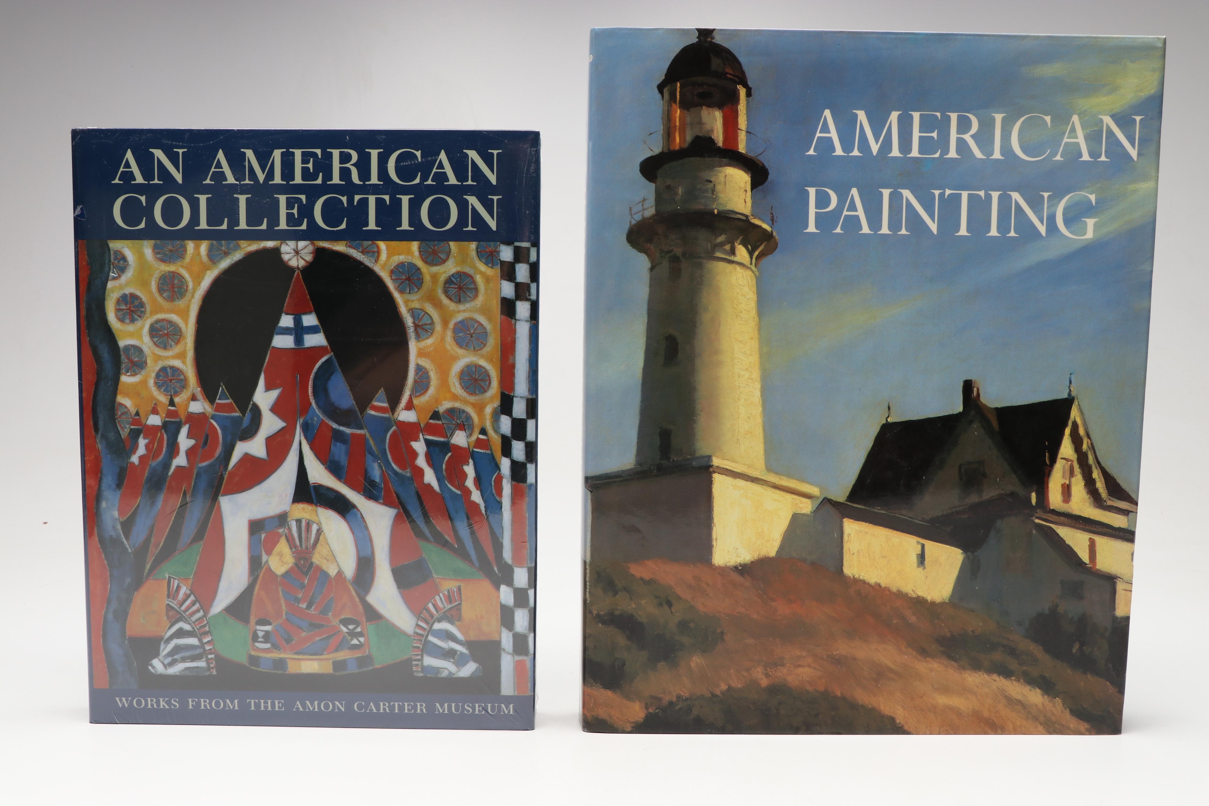 First Edition "Frank Lloyd Wright: The Masterworks" with More American Art Books