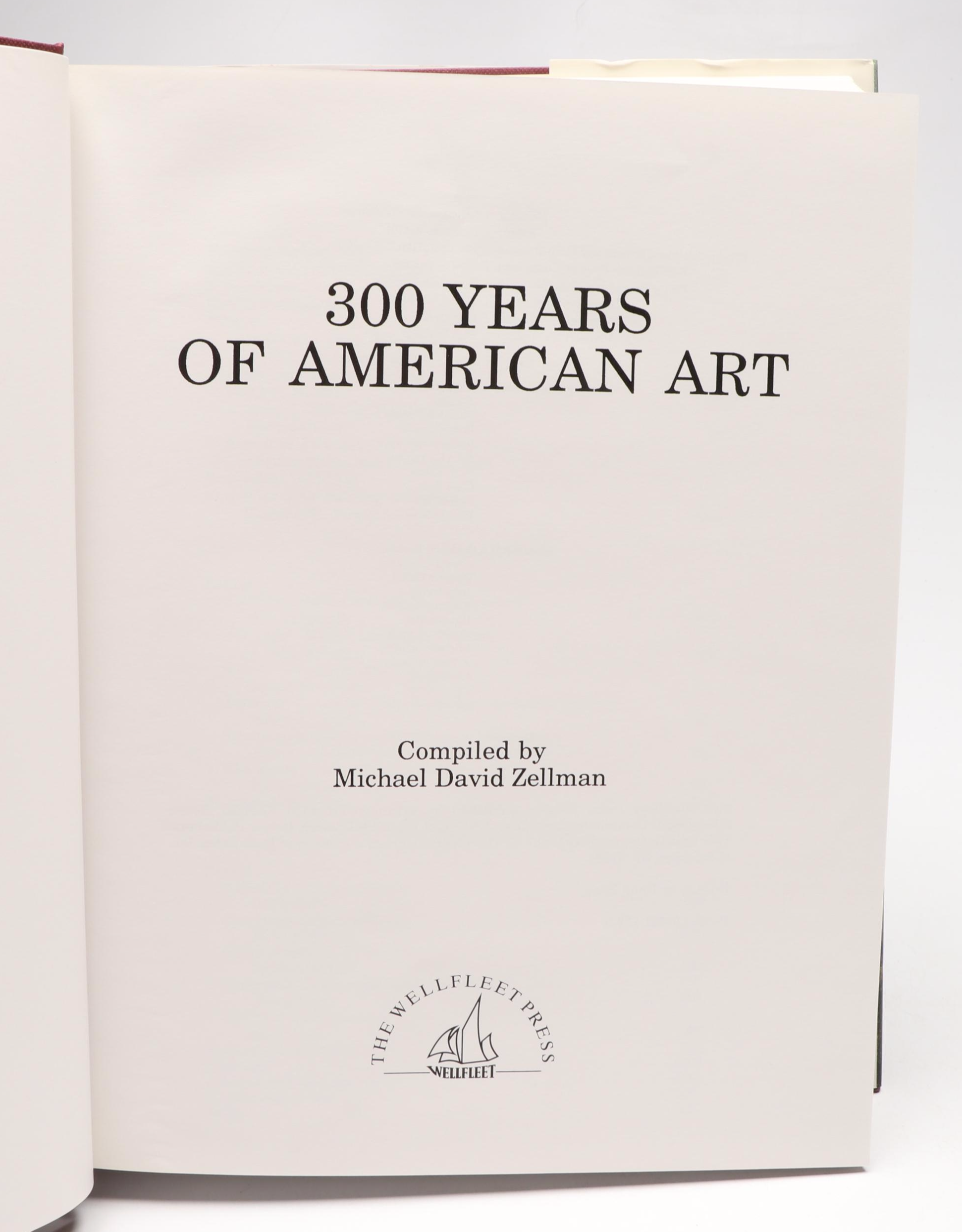 First Edition "Frank Lloyd Wright: The Masterworks" with More American Art Books