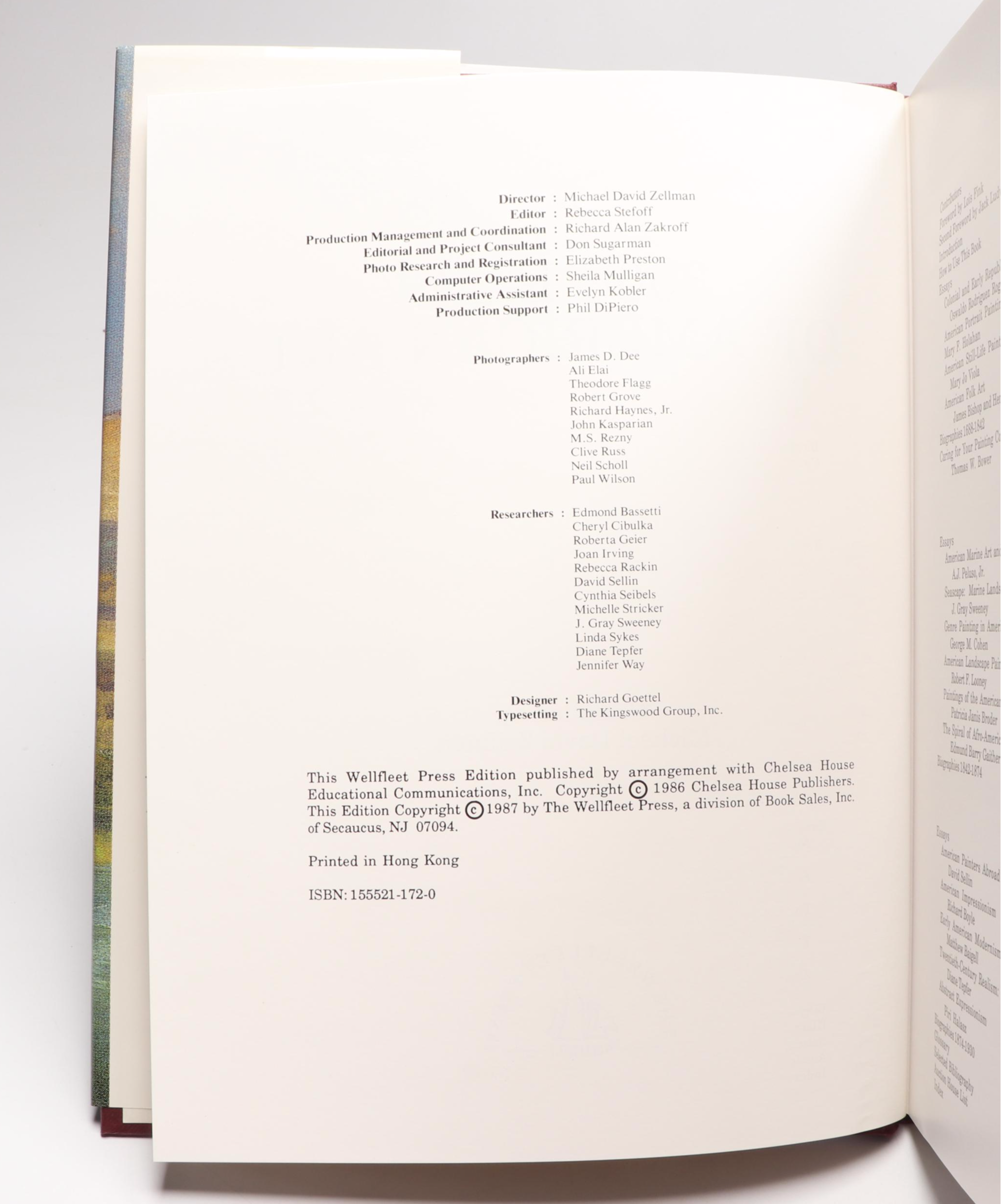 First Edition "Frank Lloyd Wright: The Masterworks" with More American Art Books