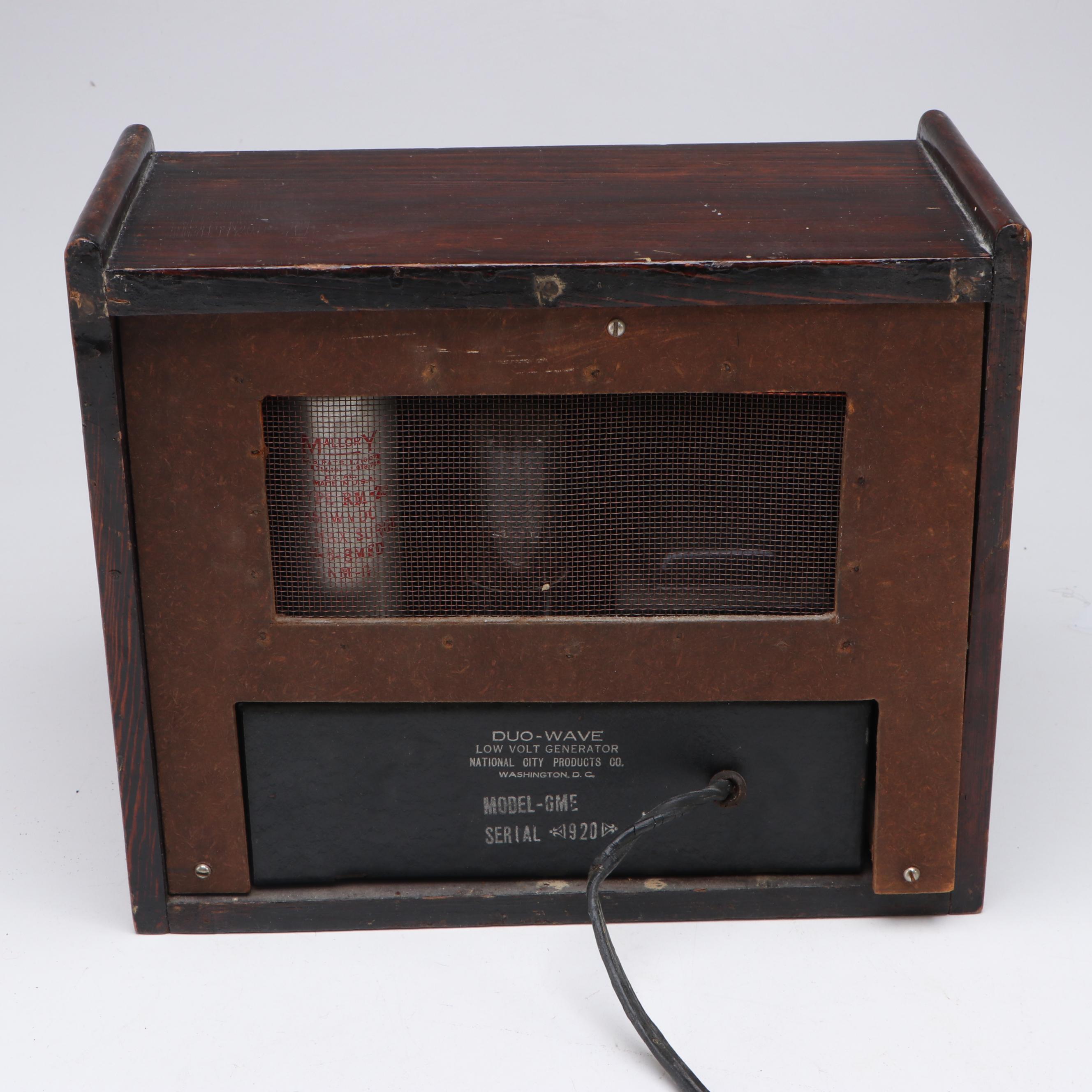 Triplett Duo-Wave Low Volt Generator with Vintage Dental Amalgamator