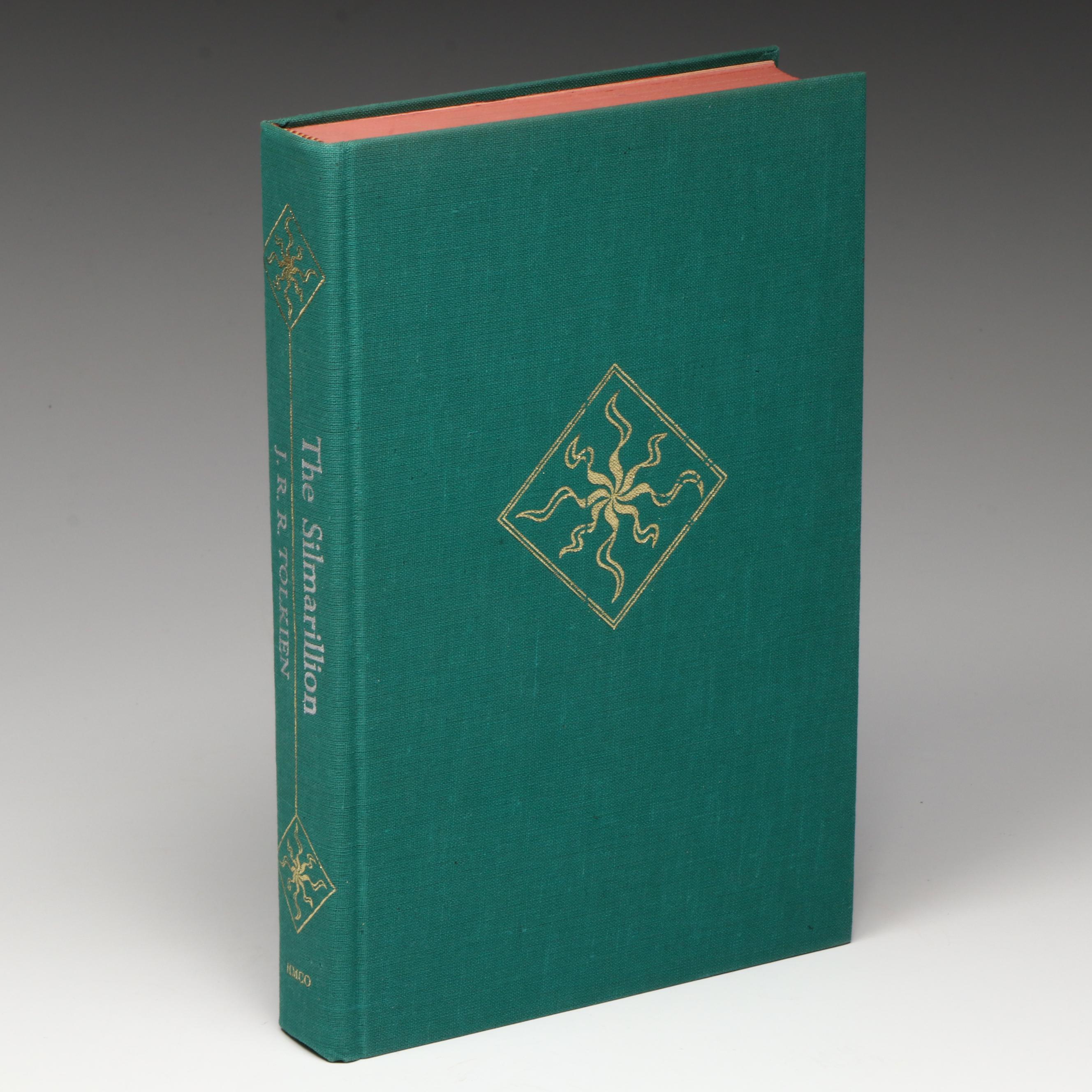 Book Club Edition "The Silmarillion" by J. R. R. Tolkien with Map, 1977