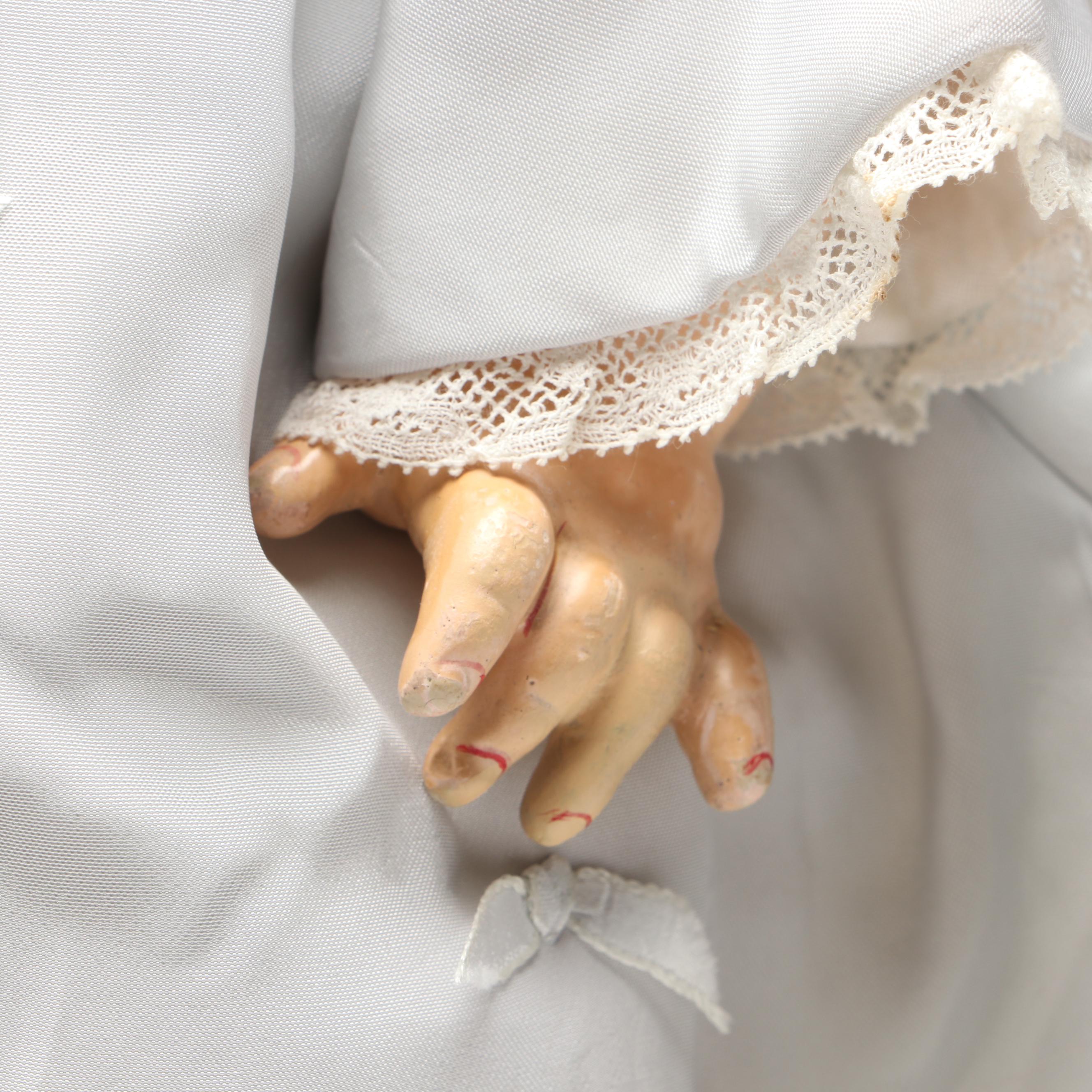 K Star R 122 Bisque Head Tremble Tongue Toddler Doll On Composition Body