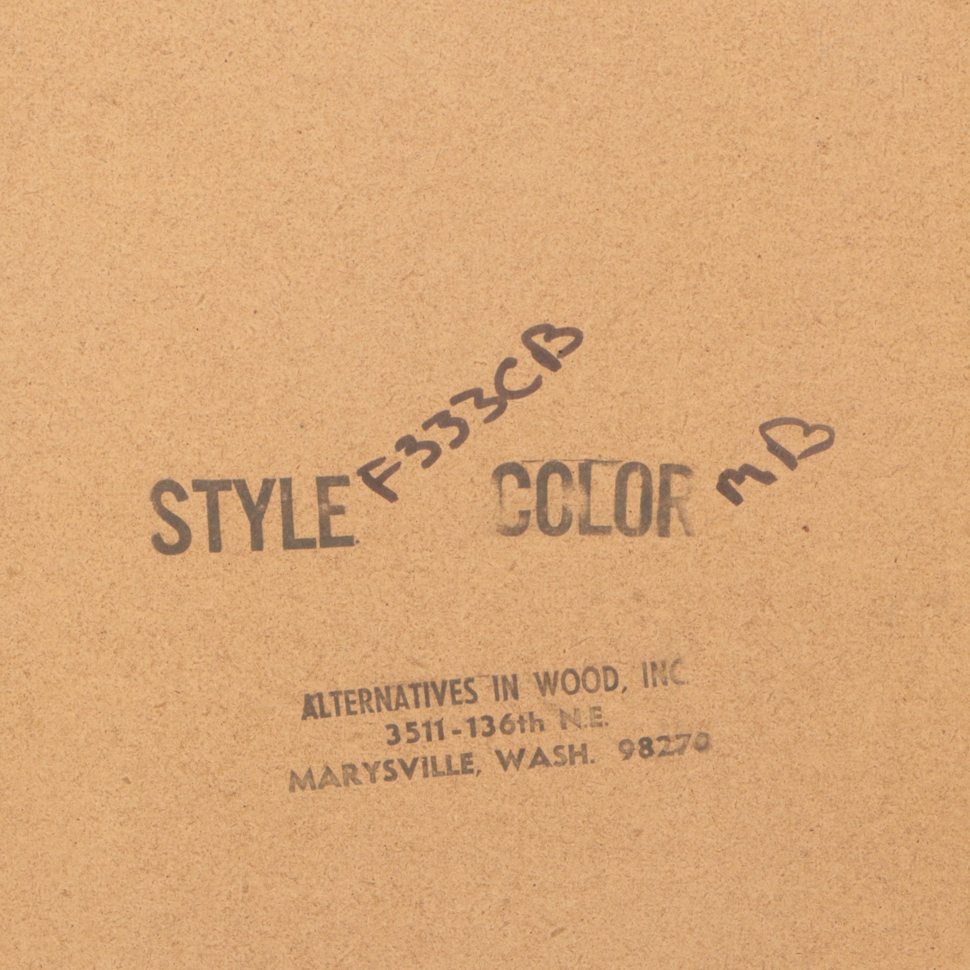 Oak Wall Mirror, Late 20th Century