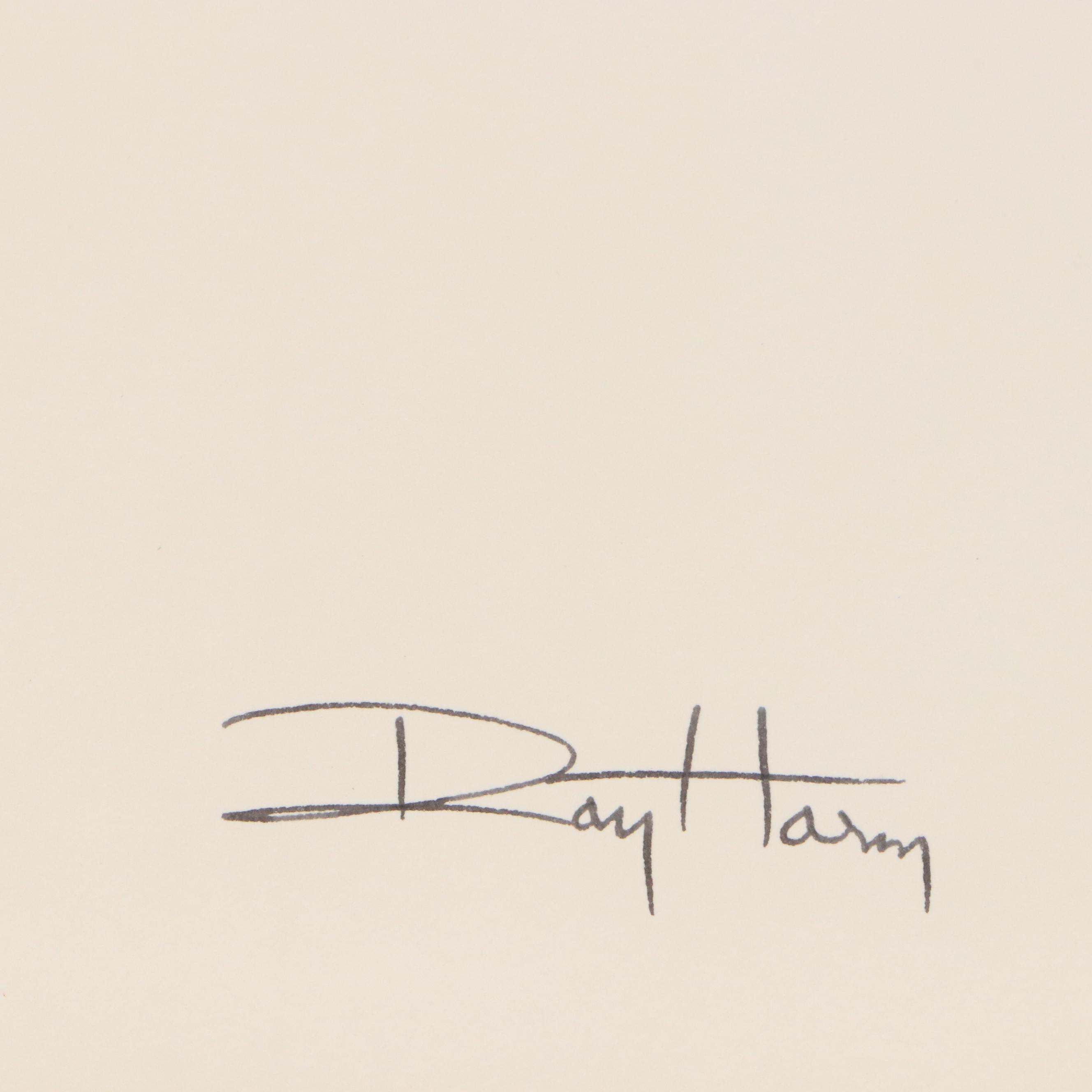 Ray Harm Offset Lithograph "American Goldfinch," Mid to Late 20th Century