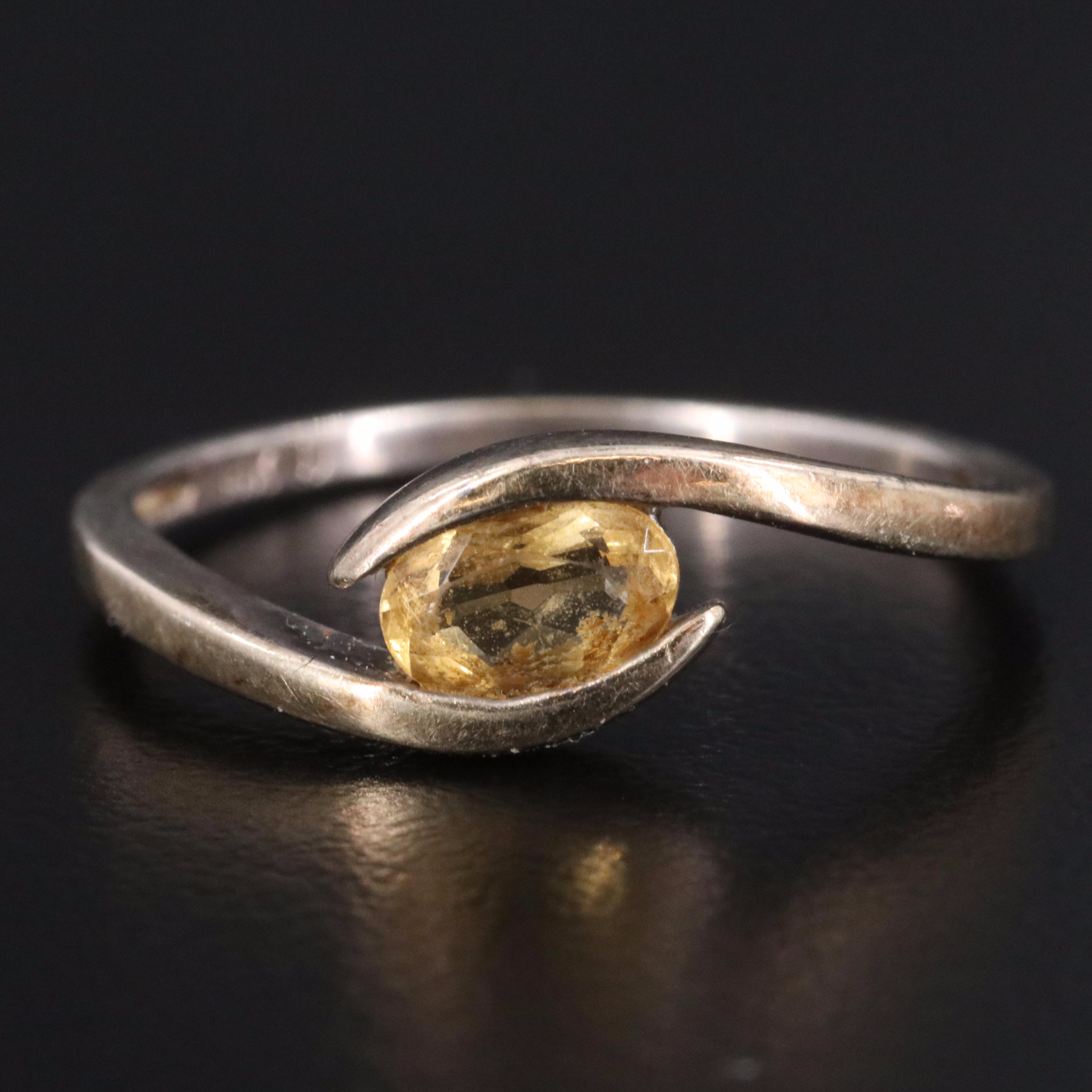 14K Citrine Ring