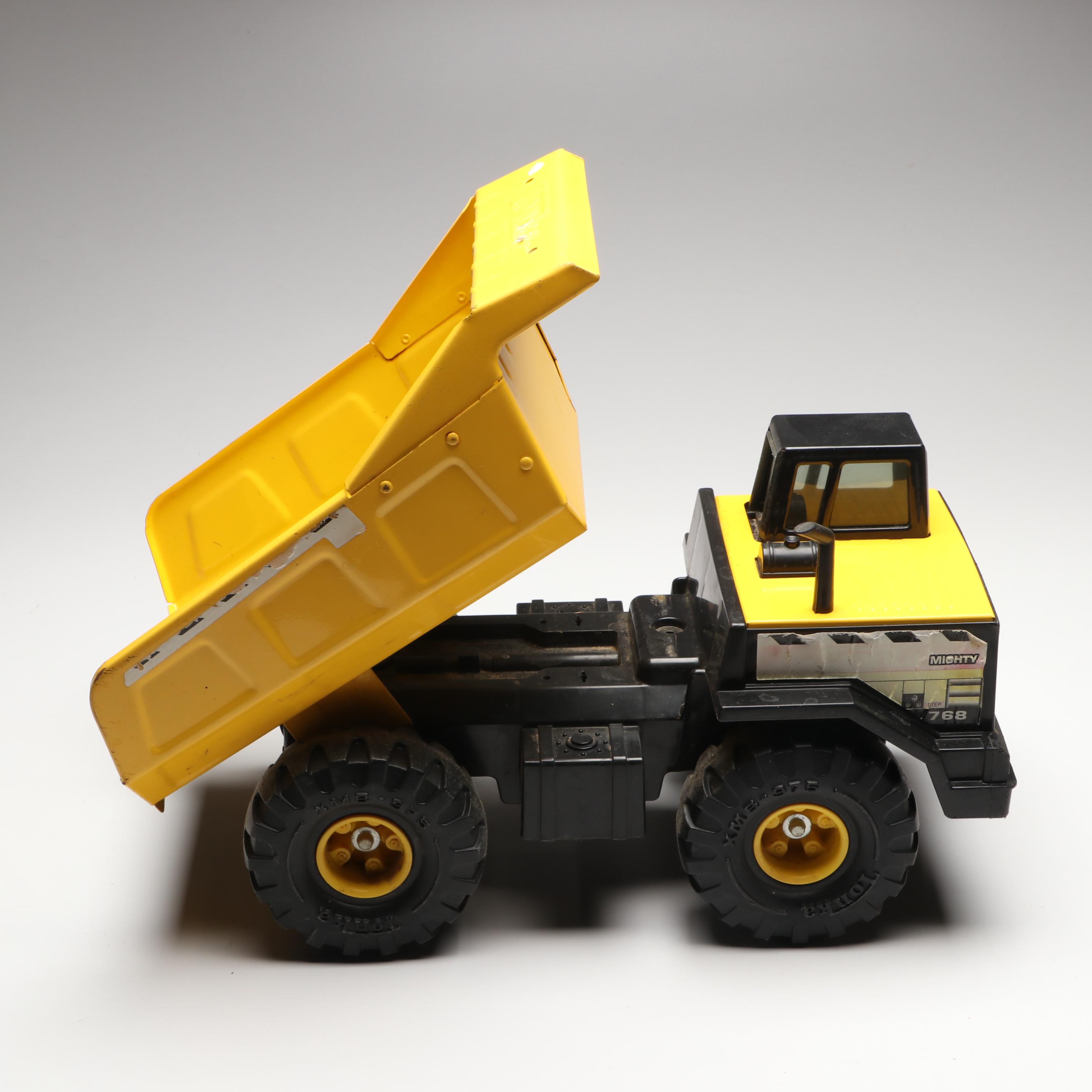 Tonka "Mighty" Dump Truck with Pressed Steel Road Grader