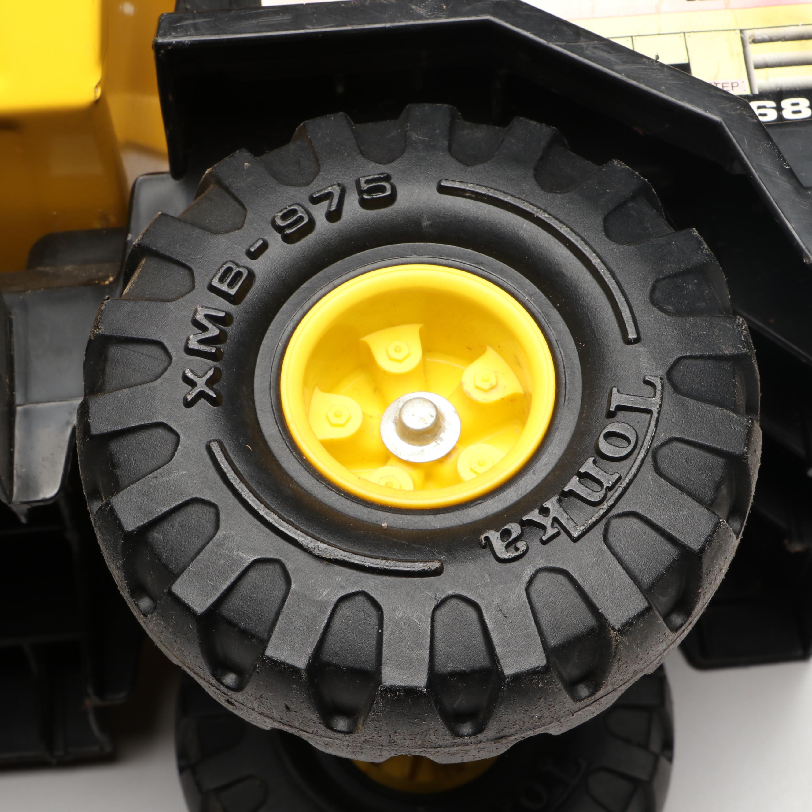 Tonka "Mighty" Dump Truck with Pressed Steel Road Grader