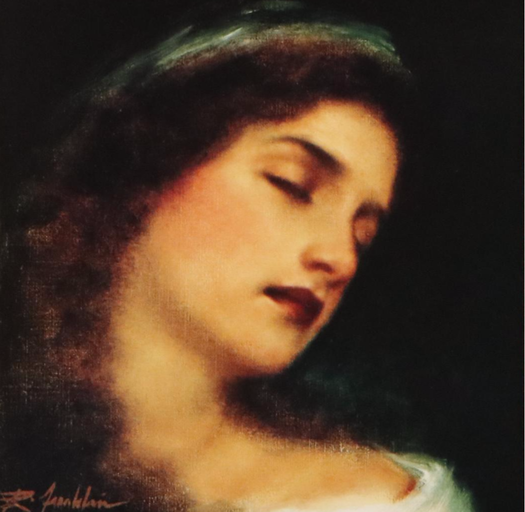 Richard Franklin Offset Lithograph "Woman 1"