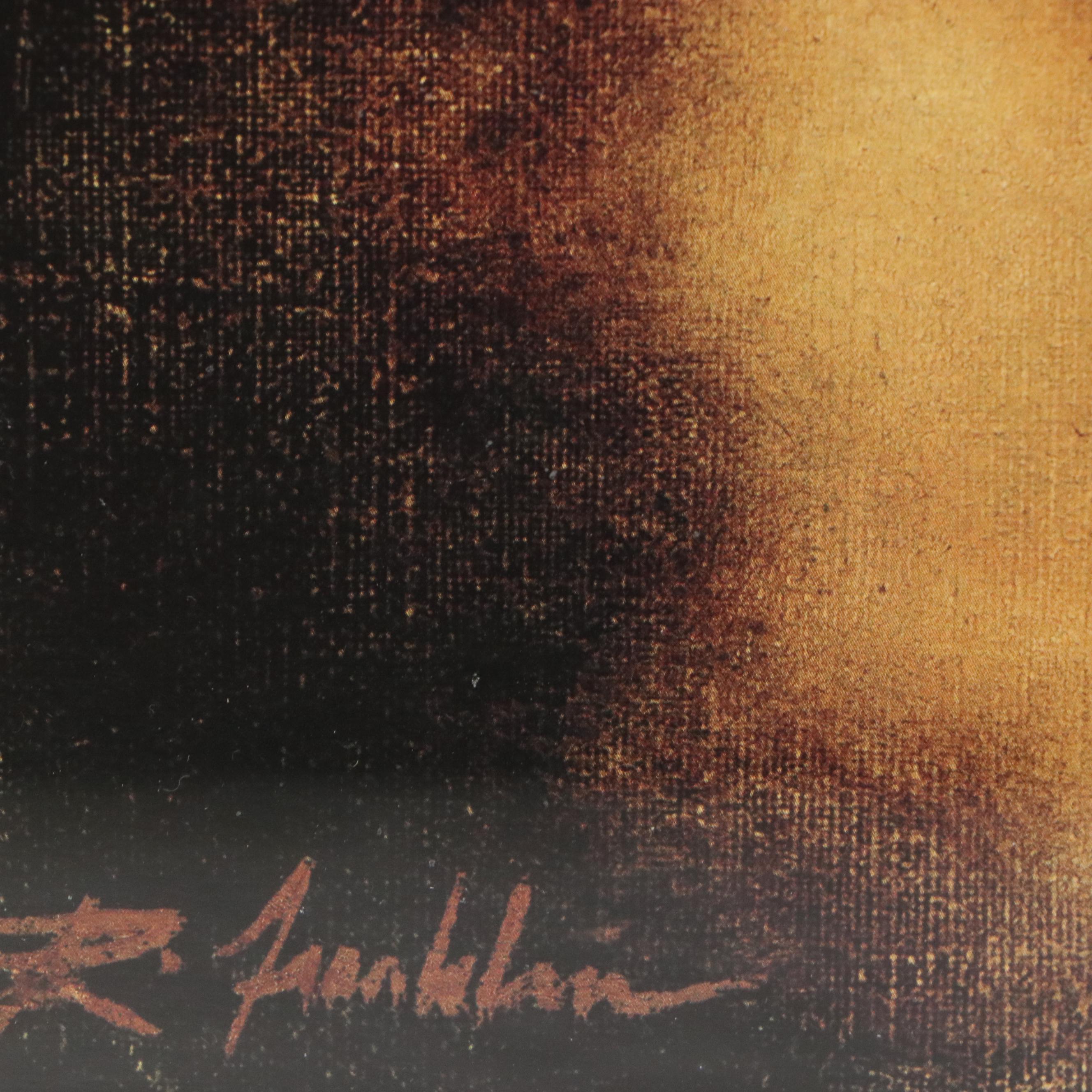 Richard Franklin Offset Lithograph "Woman 1"