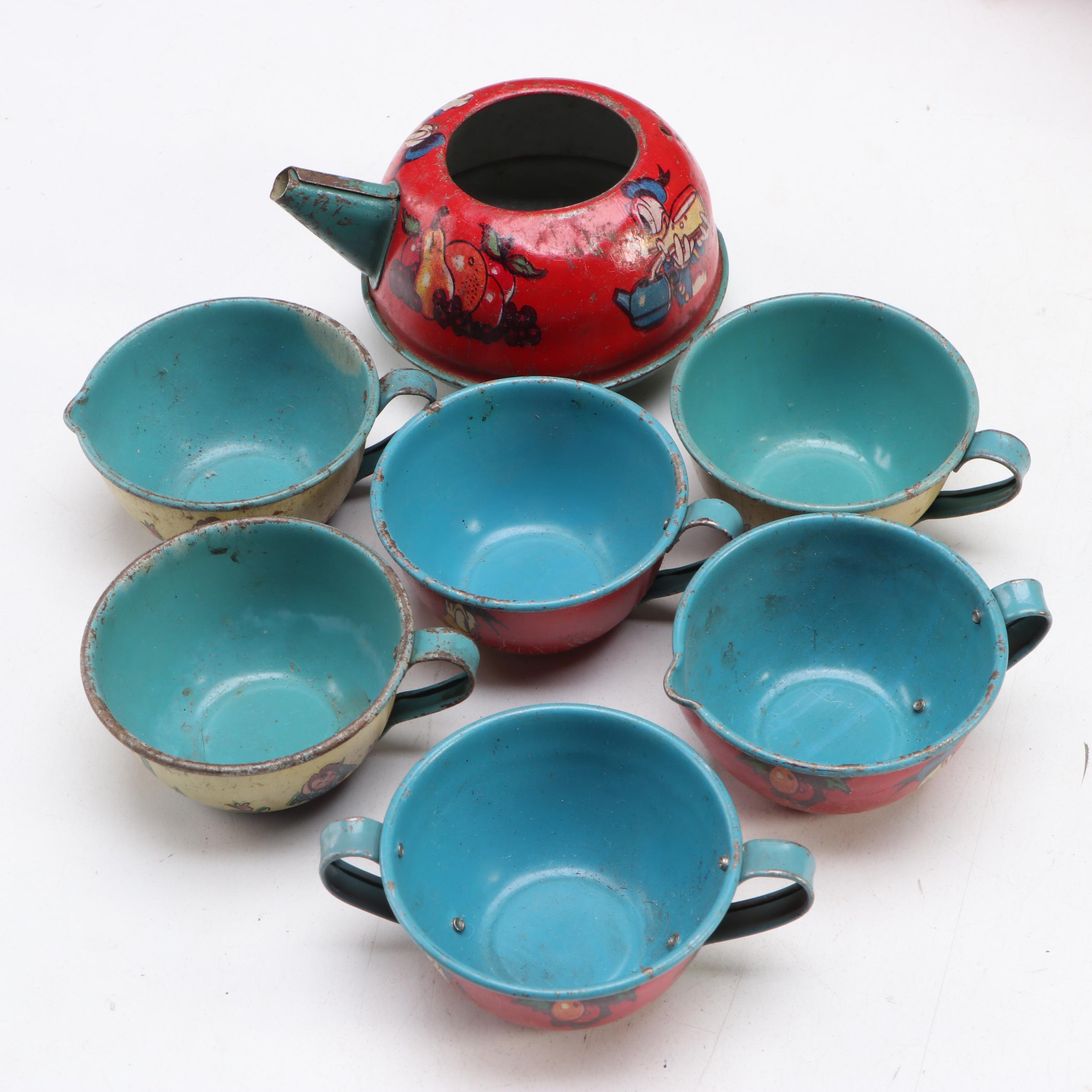 Stern Dog, Canadian Ookpik, and More Stuffed Animals with Other Vintage Toys