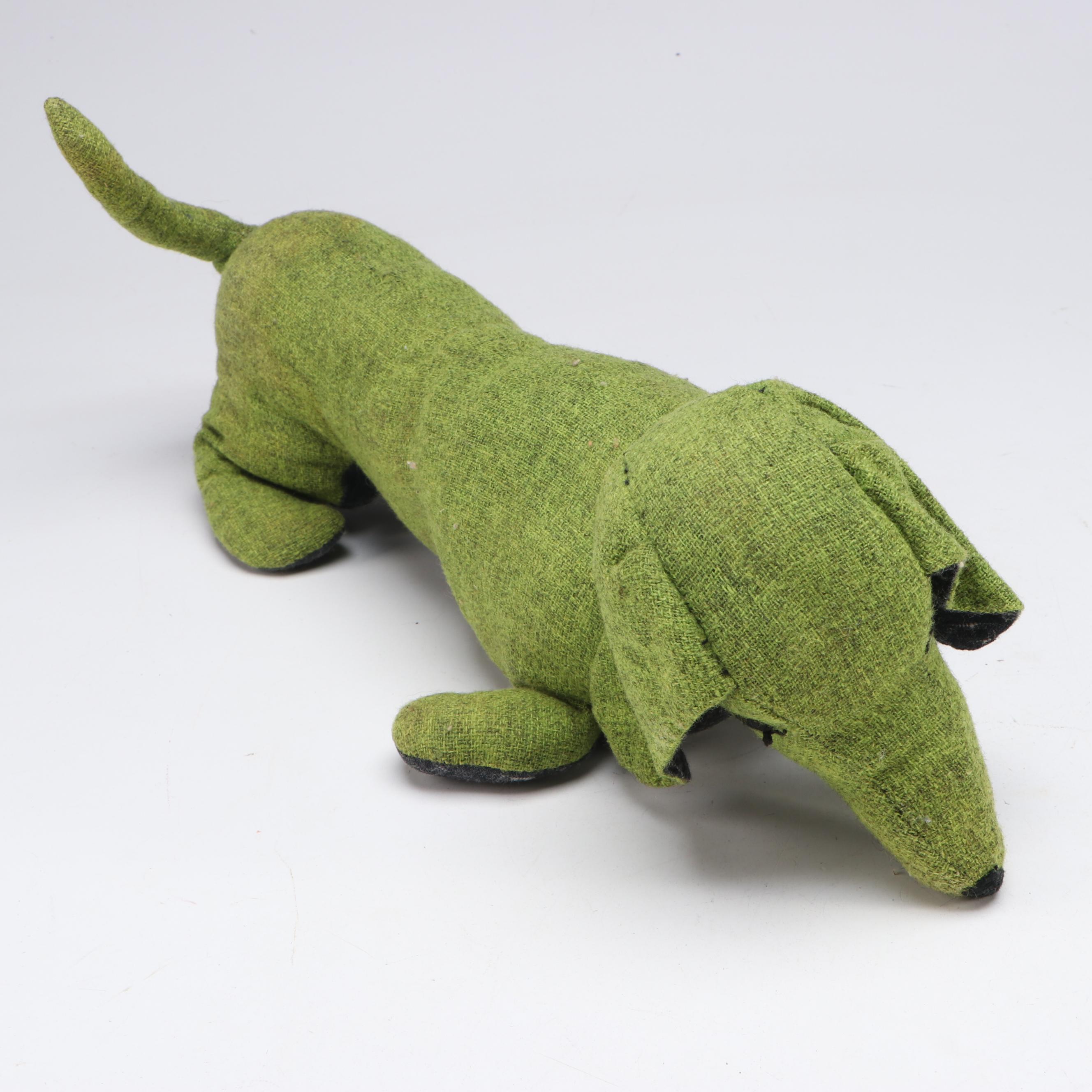 Stern Dog, Canadian Ookpik, and More Stuffed Animals with Other Vintage Toys