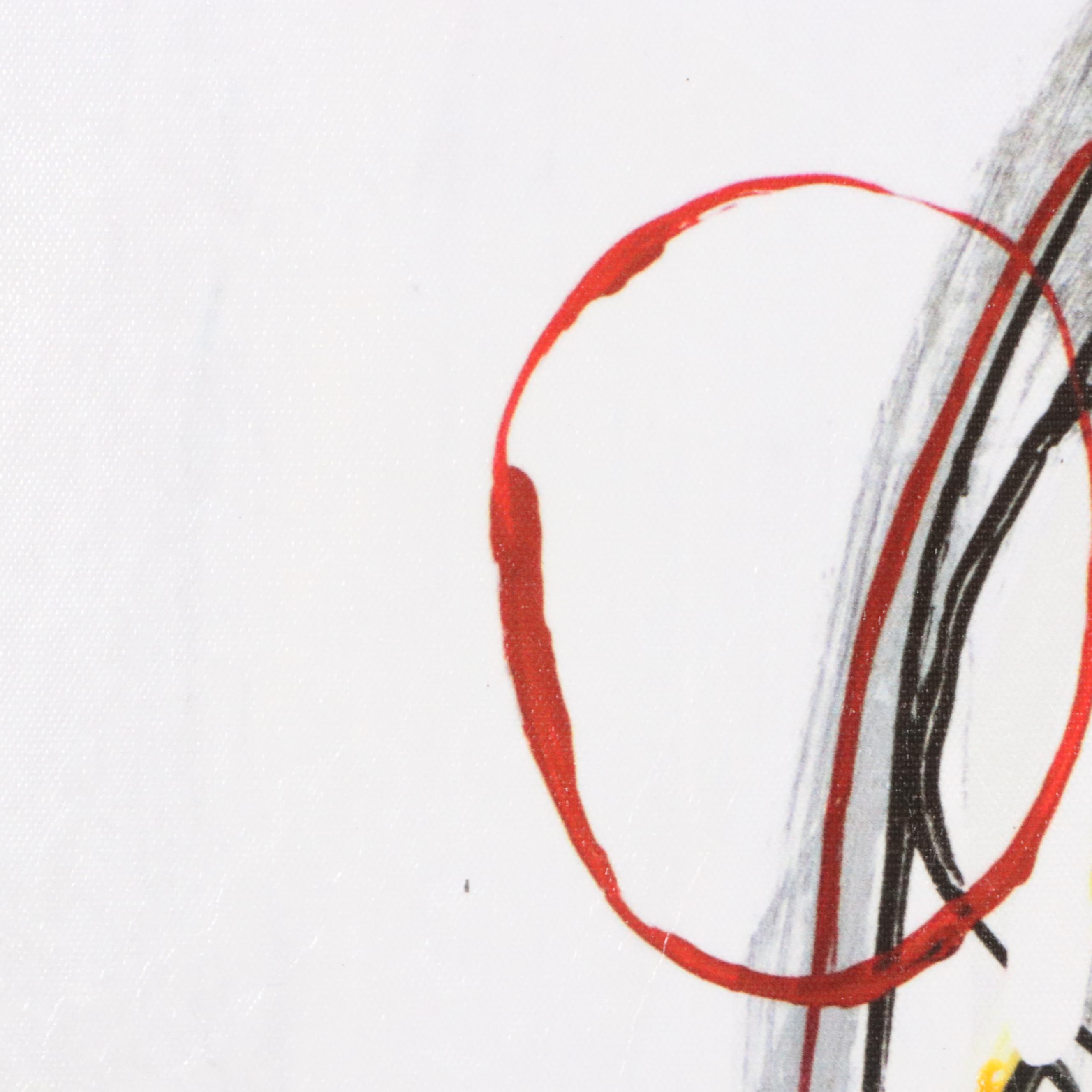 Abstract Figurative Embellished Giclée, 21st Century