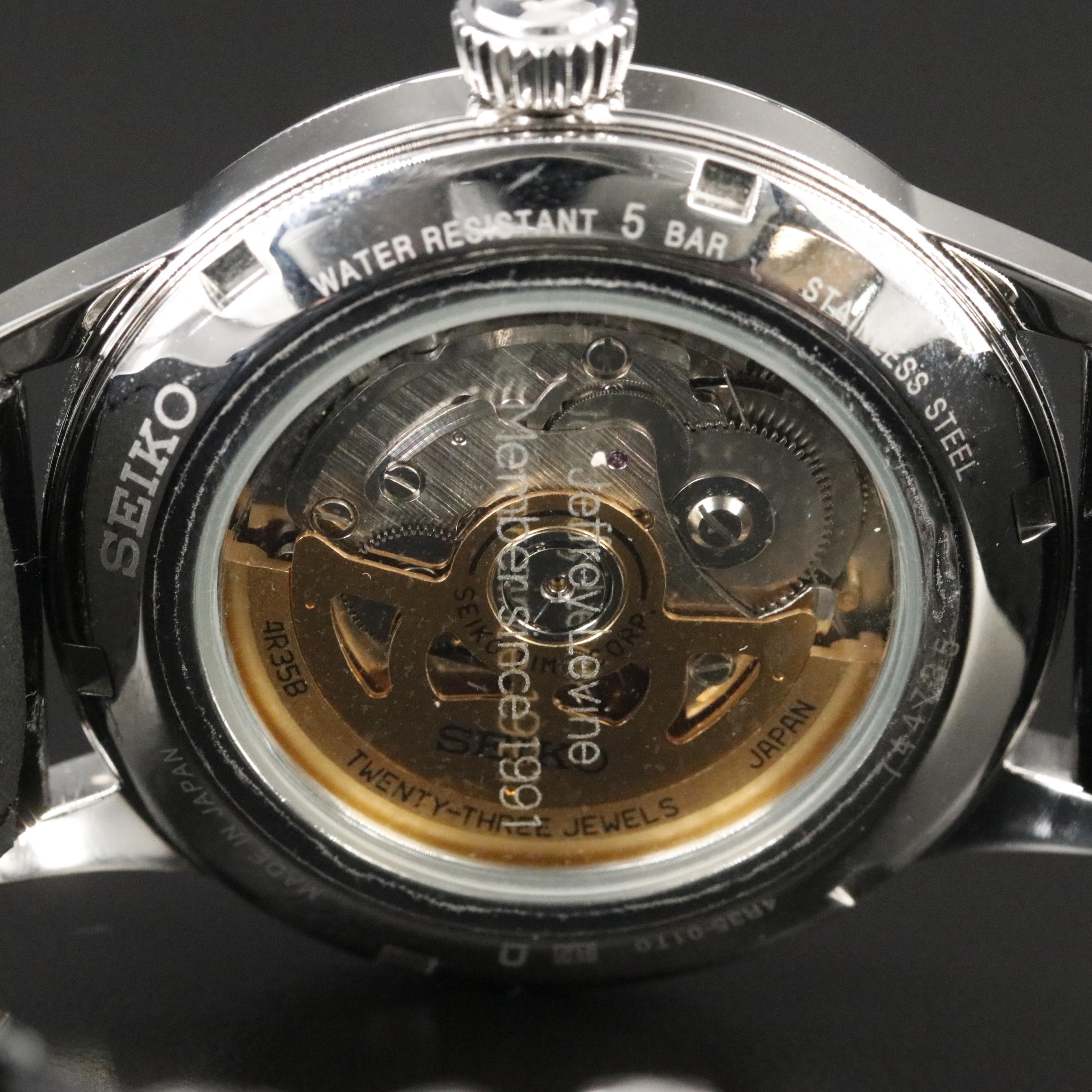 Seiko Vistage 25 Presage Stainless Steel Automatic Watch 4R35B