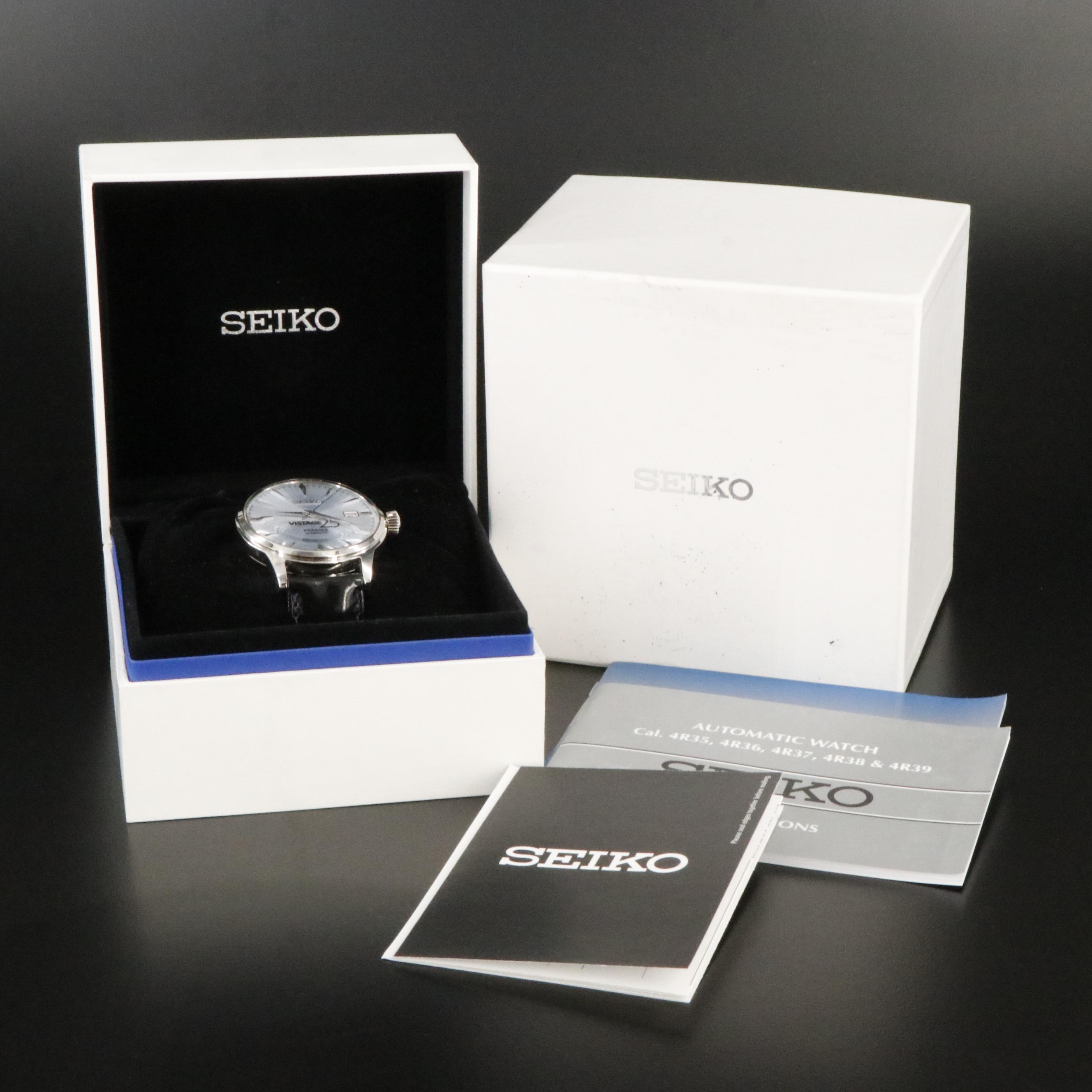 Seiko Vistage 25 Presage Stainless Steel Automatic Watch 4R35B