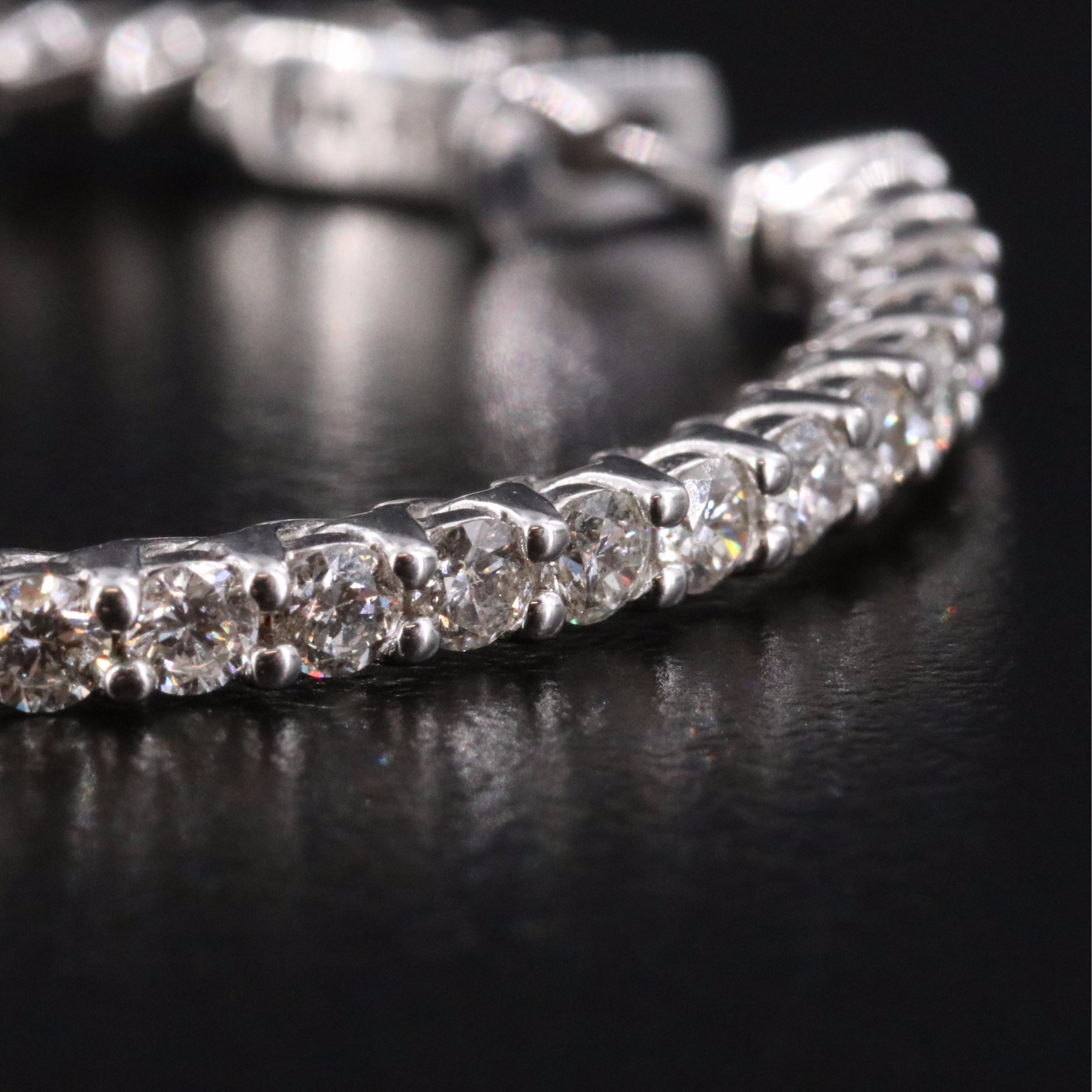 14K 2.00 CTW Diamond Hoop Earrings
