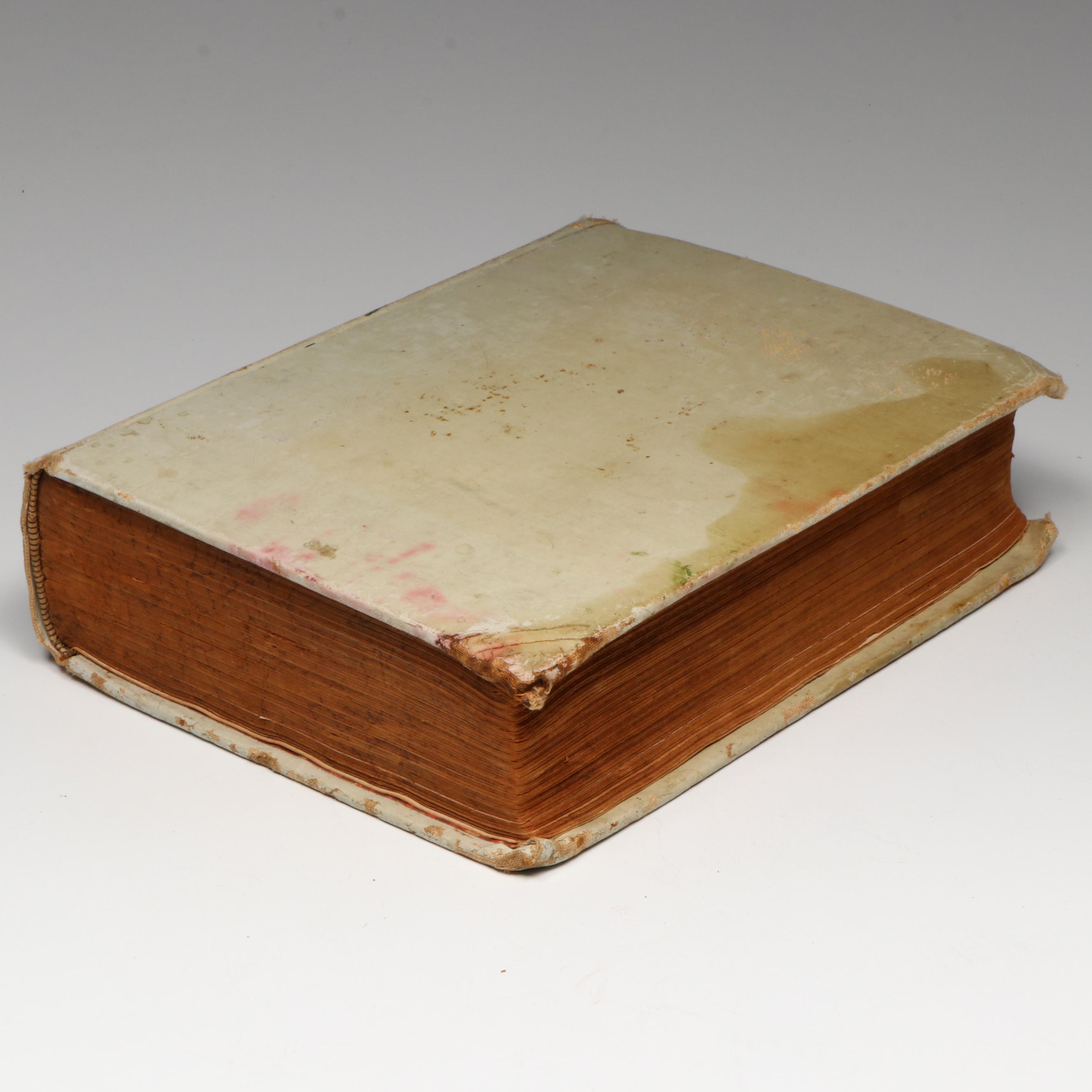 Illustrated "The White House Cook Book" by Hugo Ziemann and Fanny L. Gillette