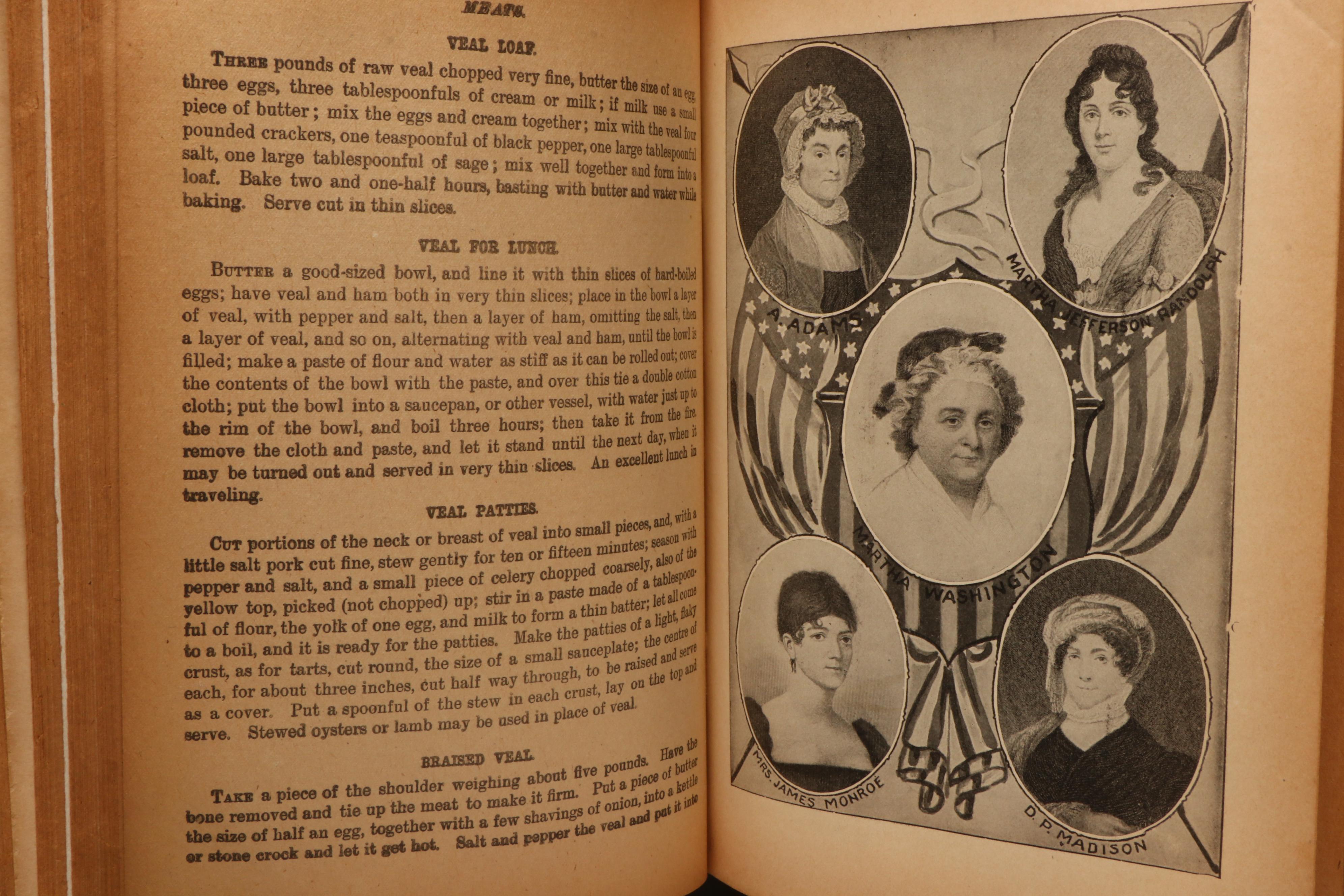 Illustrated "The White House Cook Book" by Hugo Ziemann and Fanny L. Gillette