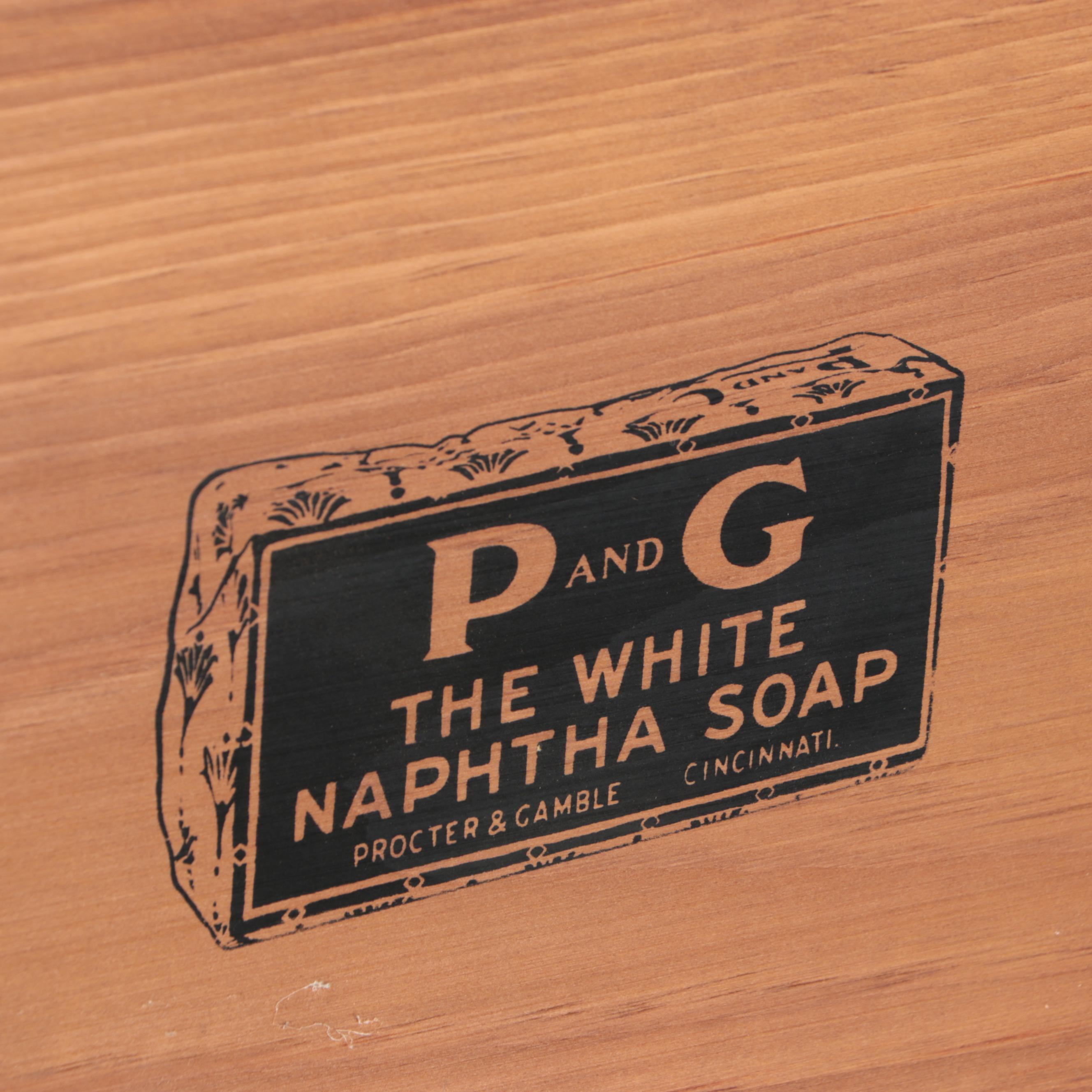 Procter & Gamble Ivory and Naphtha Soap Replica Wooden Boxes