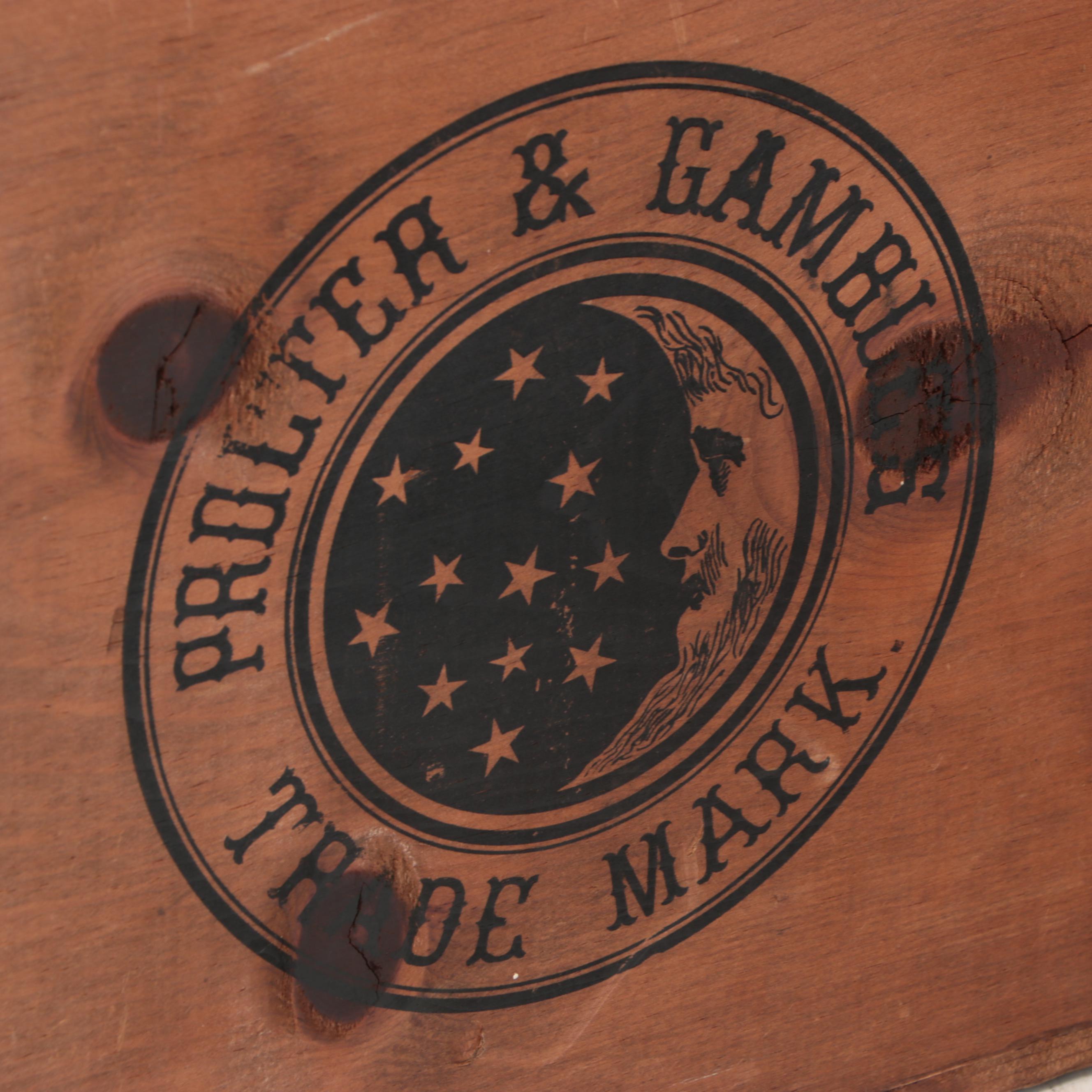 Procter & Gamble Ivory and Naphtha Soap Replica Wooden Boxes