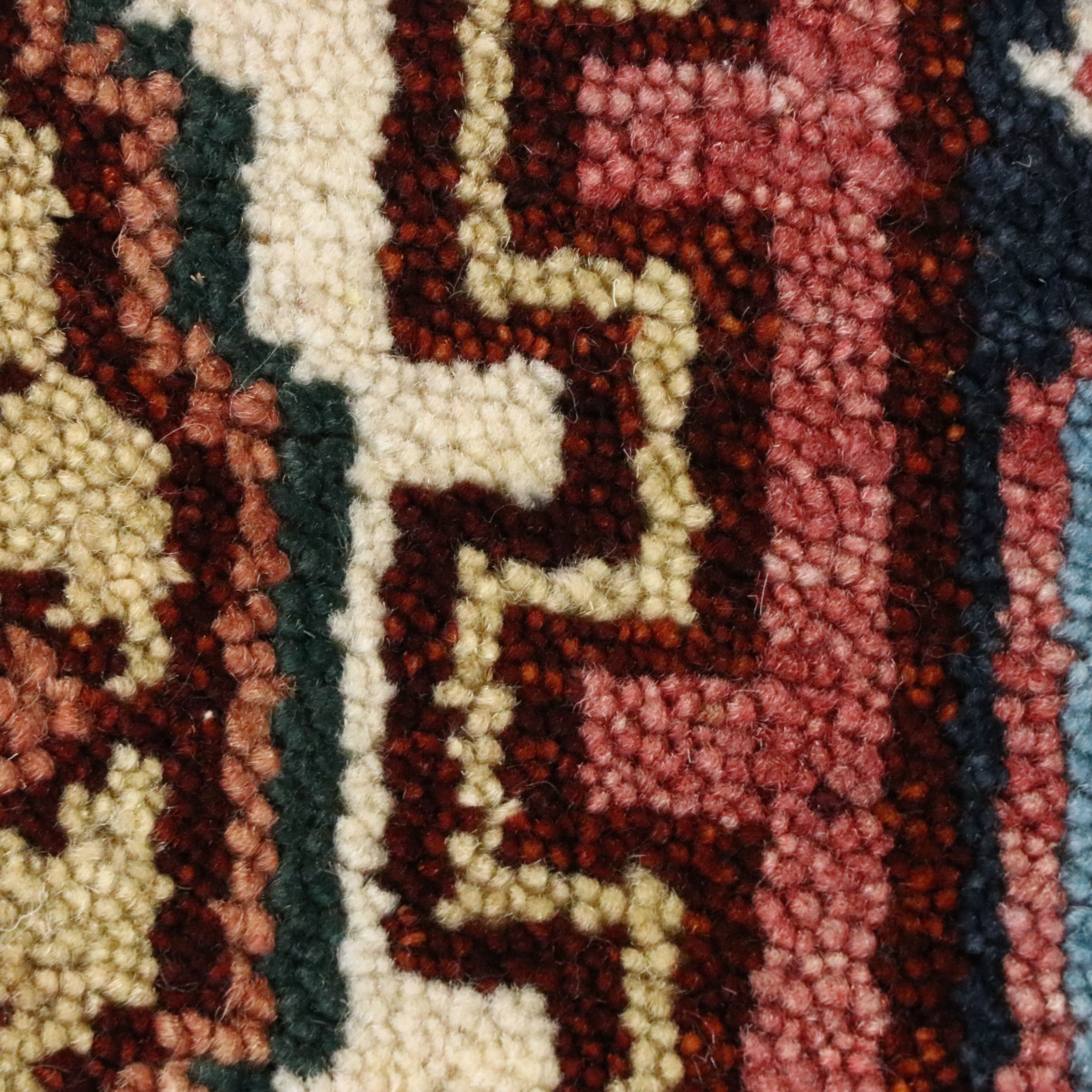 2'6 x 8'3 Hand-Knotted Indo-Persian Serapi Carpet Runner