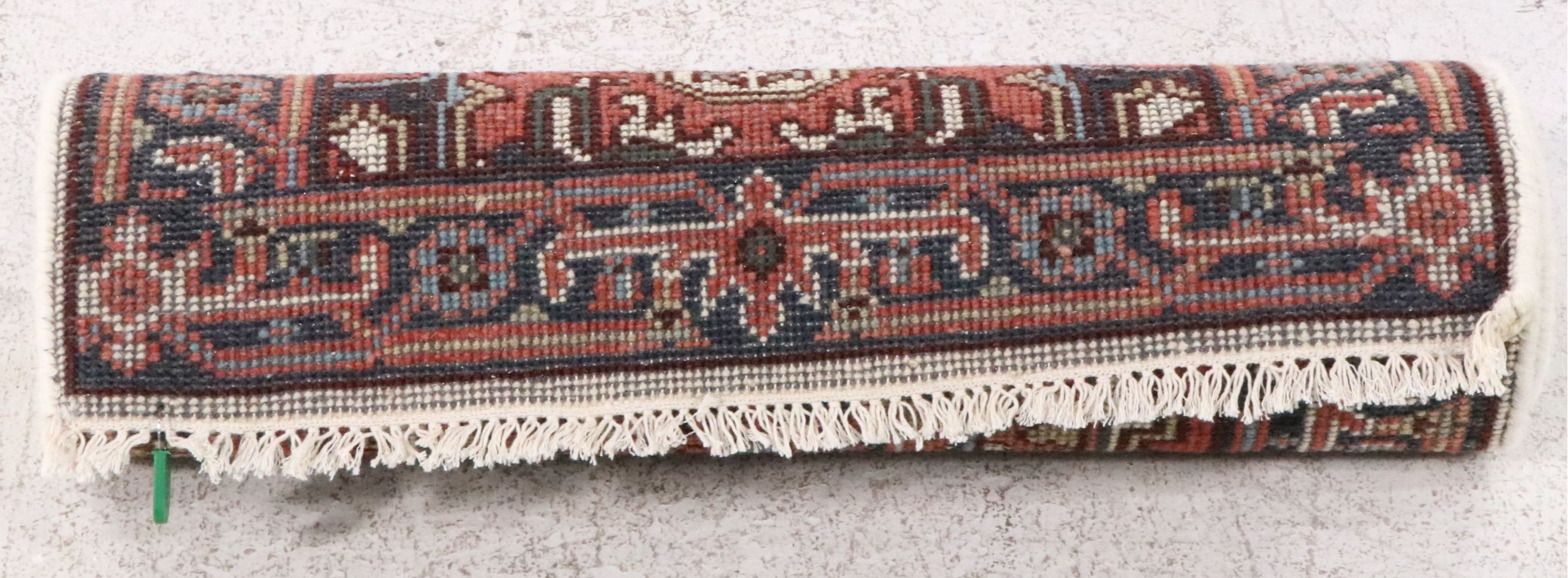 2'6 x 8'3 Hand-Knotted Indo-Persian Serapi Carpet Runner