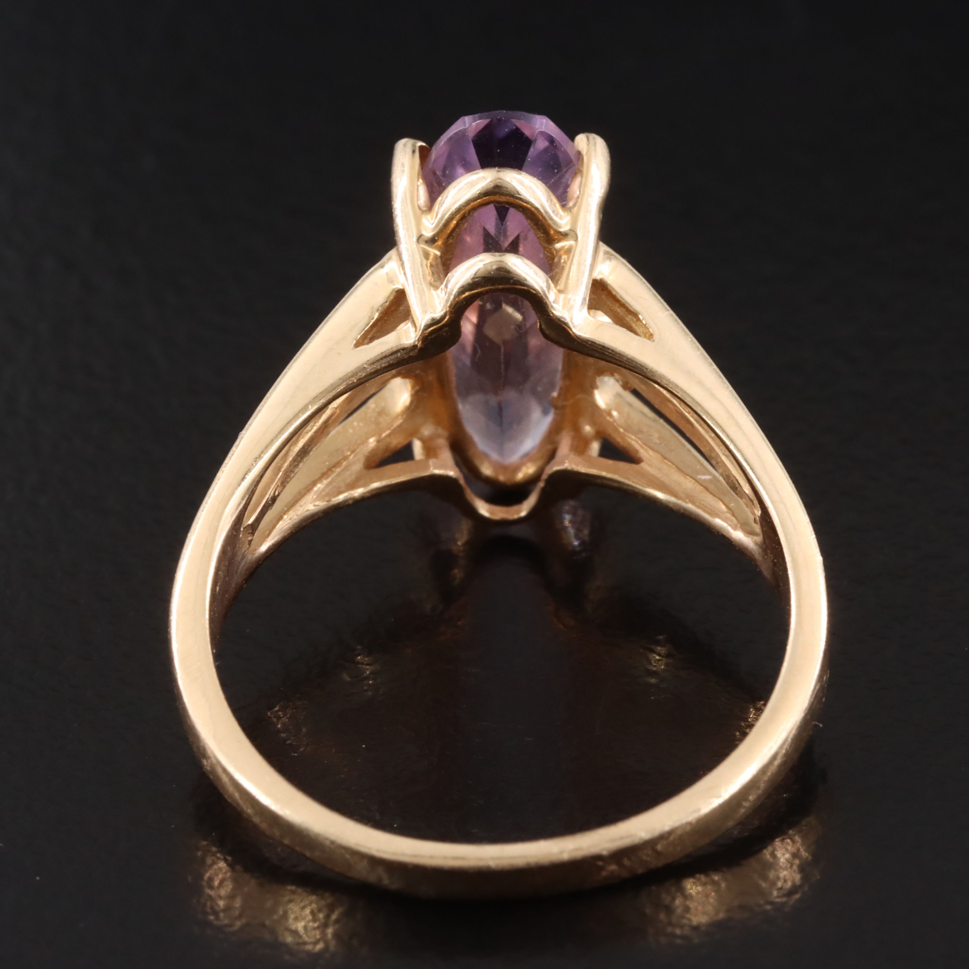 14K Amethyst Ring