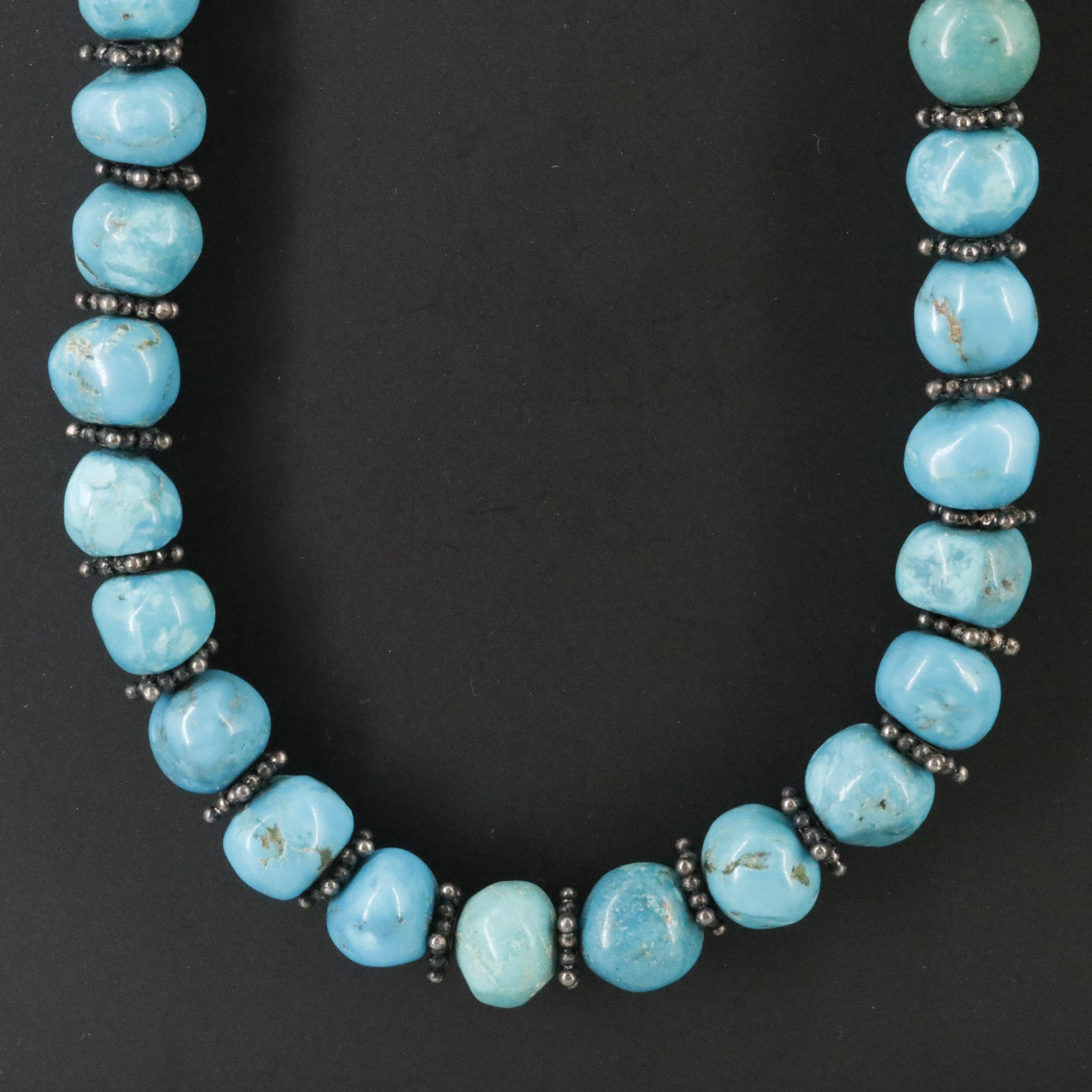 Turquoise Bead Necklace