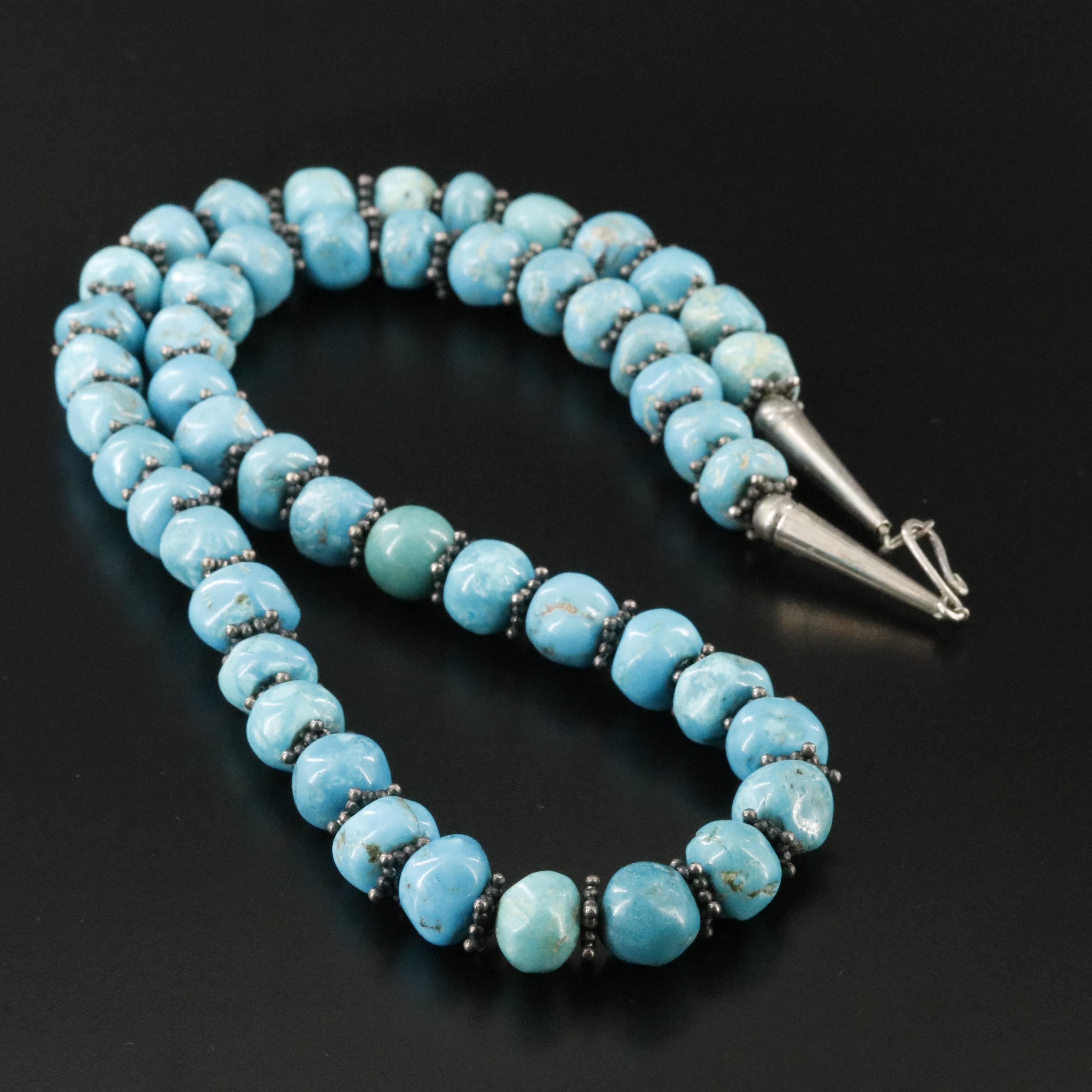 Turquoise Bead Necklace