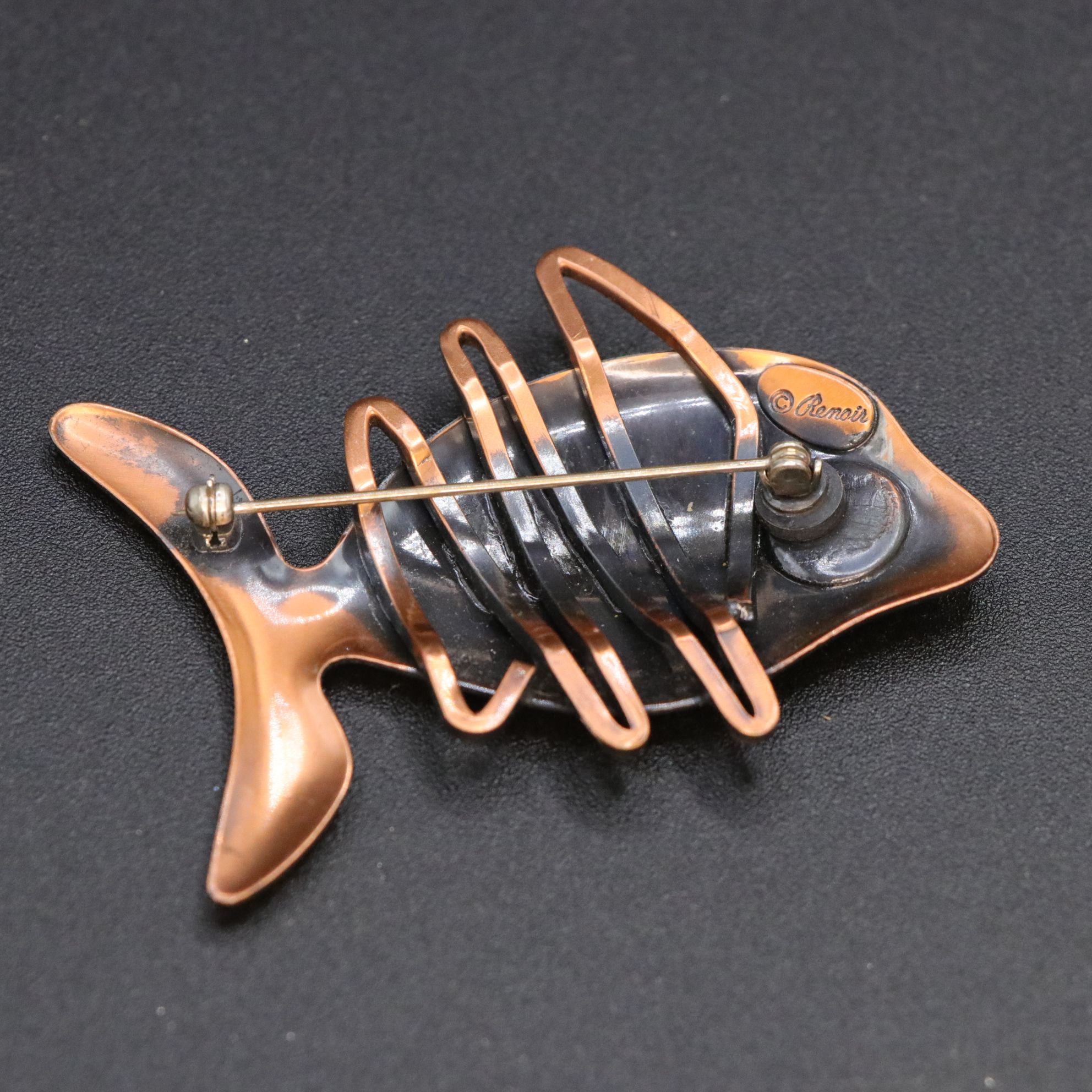Renoir of California Copper Coralfish & Other Brooch Collections