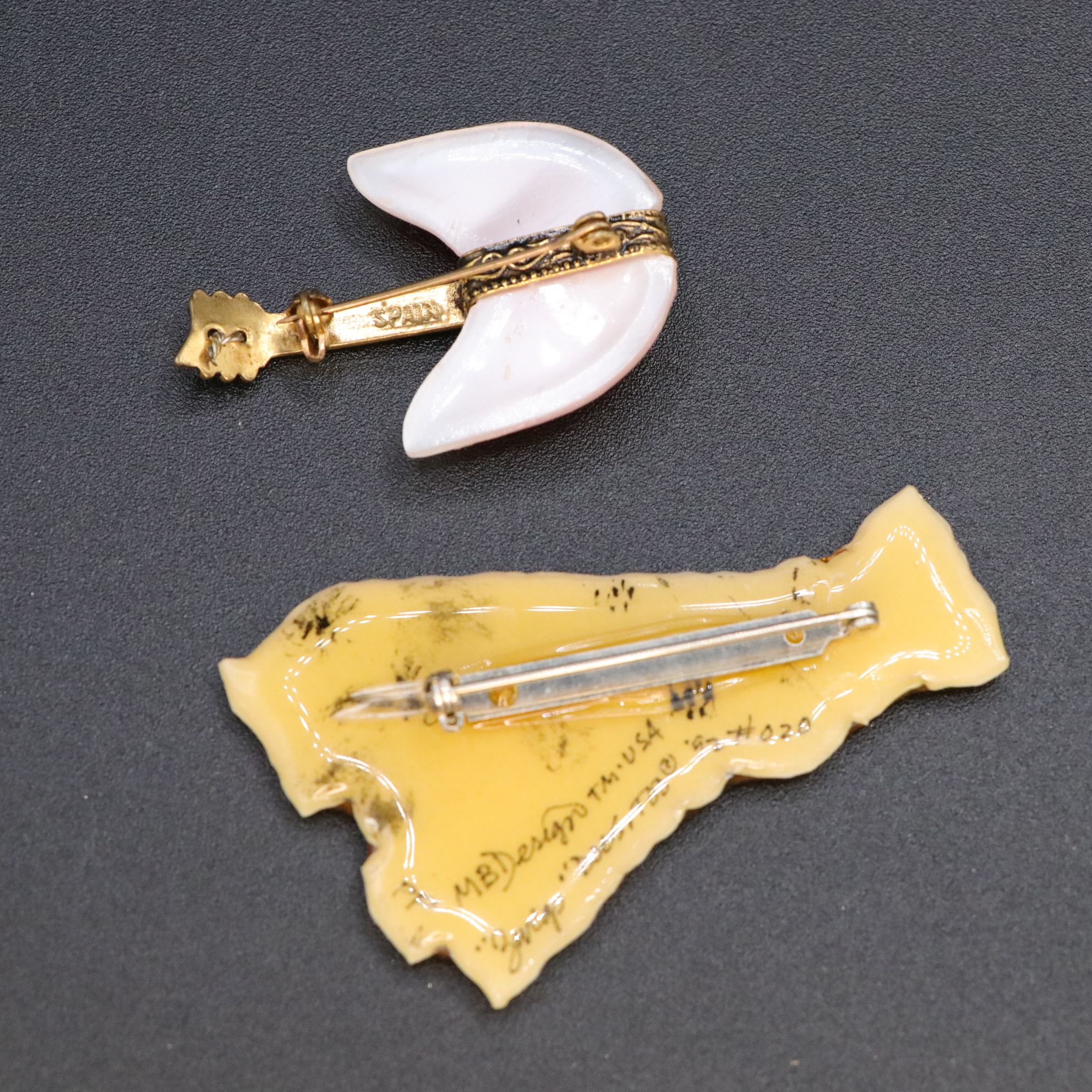 Renoir of California Copper Coralfish & Other Brooch Collections