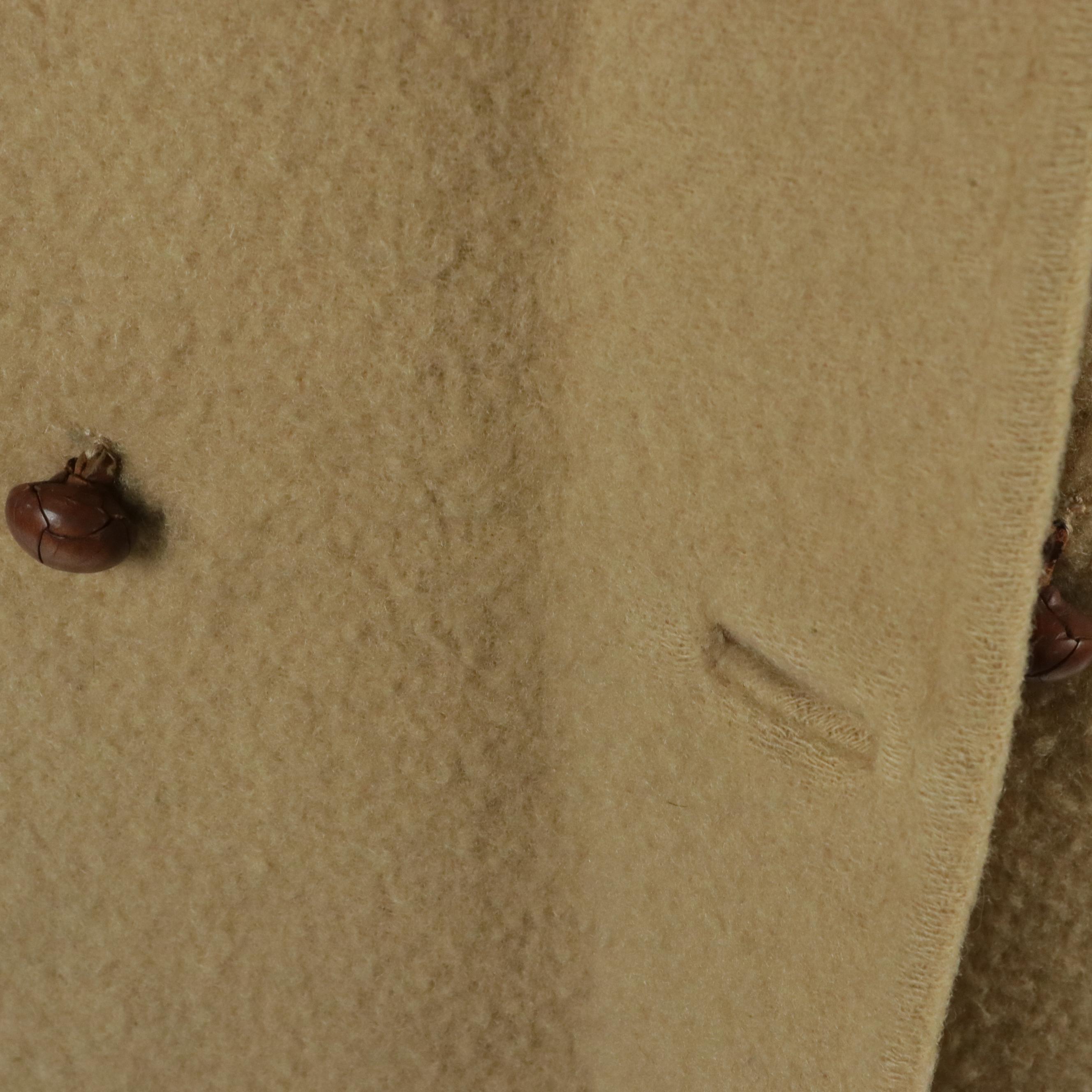 Andre Courreges Double-Breasted Wool Blend Coat, 1960s