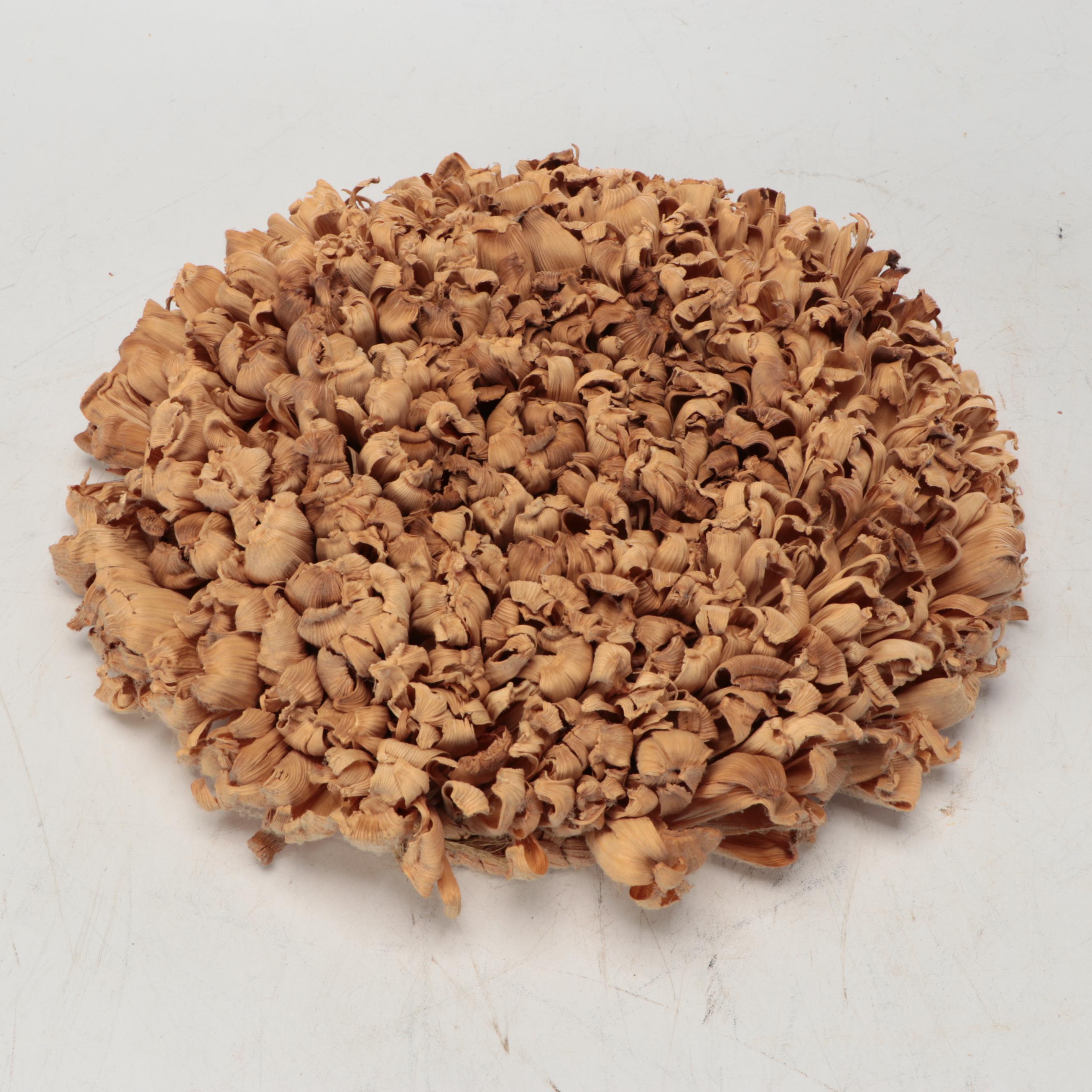 Handcrafted Gourd Pot with Apple Gourds and Other Natural Décor