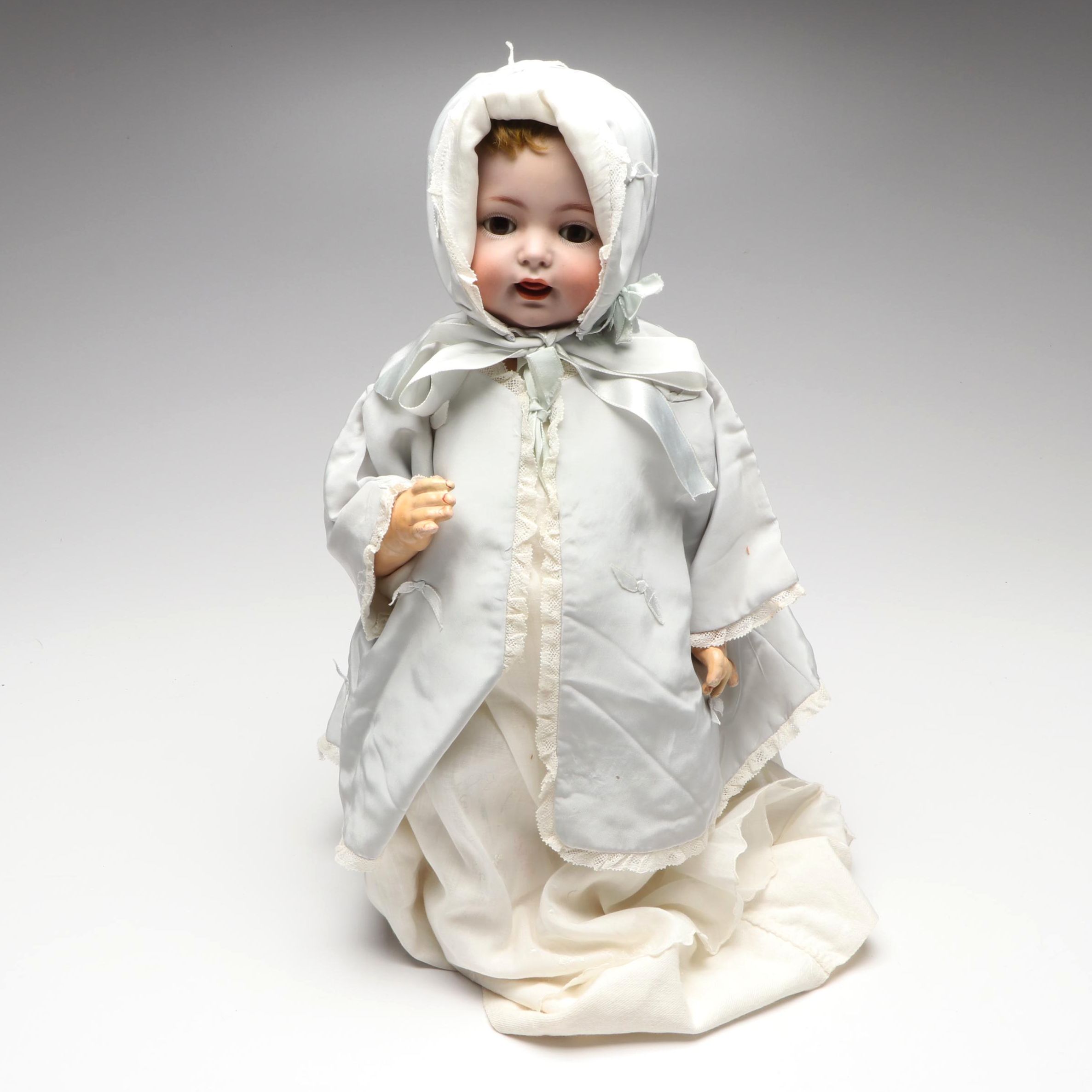 K Star R 122 Bisque Head Tremble Tongue Toddler Doll On Composition Body