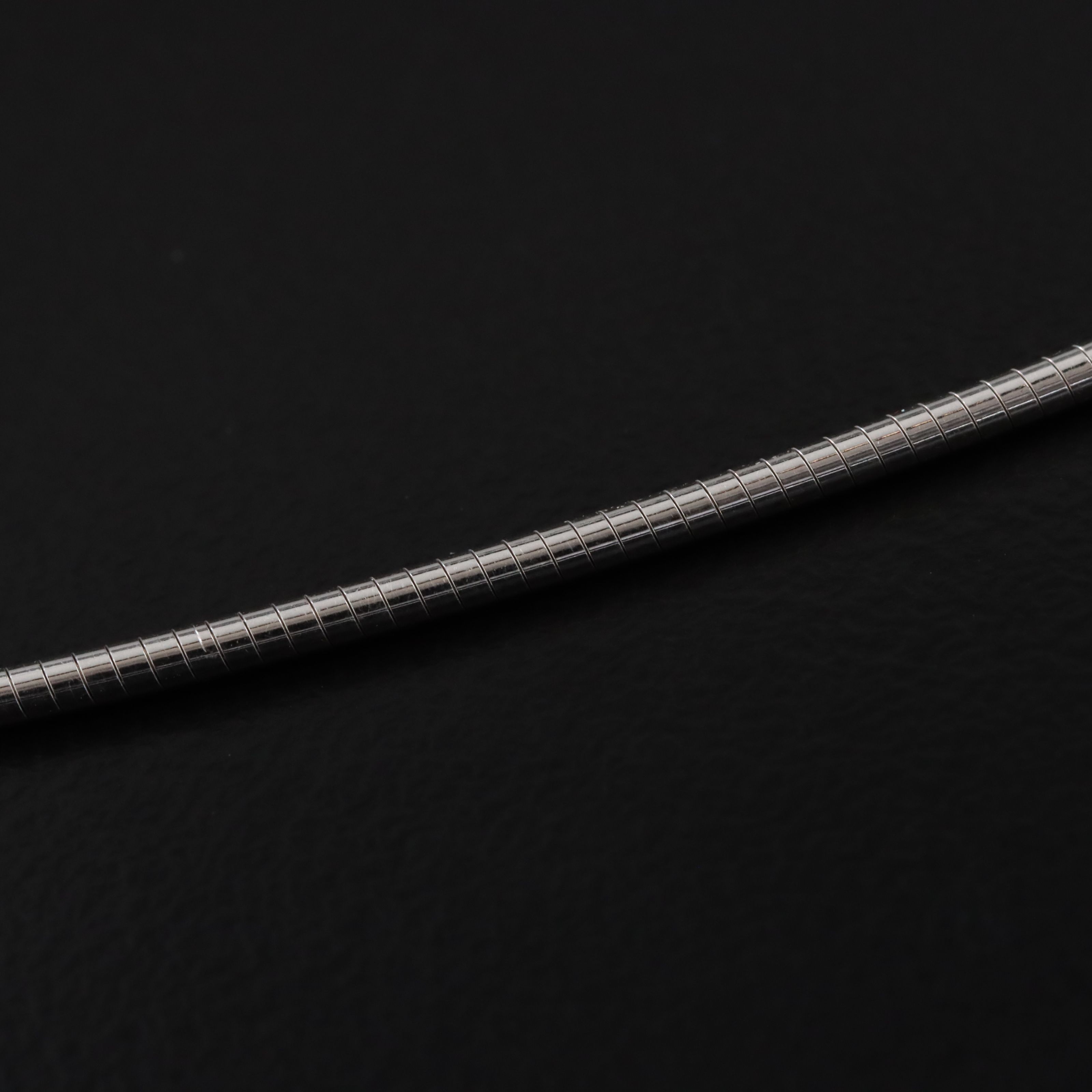 Vintage Italian 14K Omega Chain Necklace