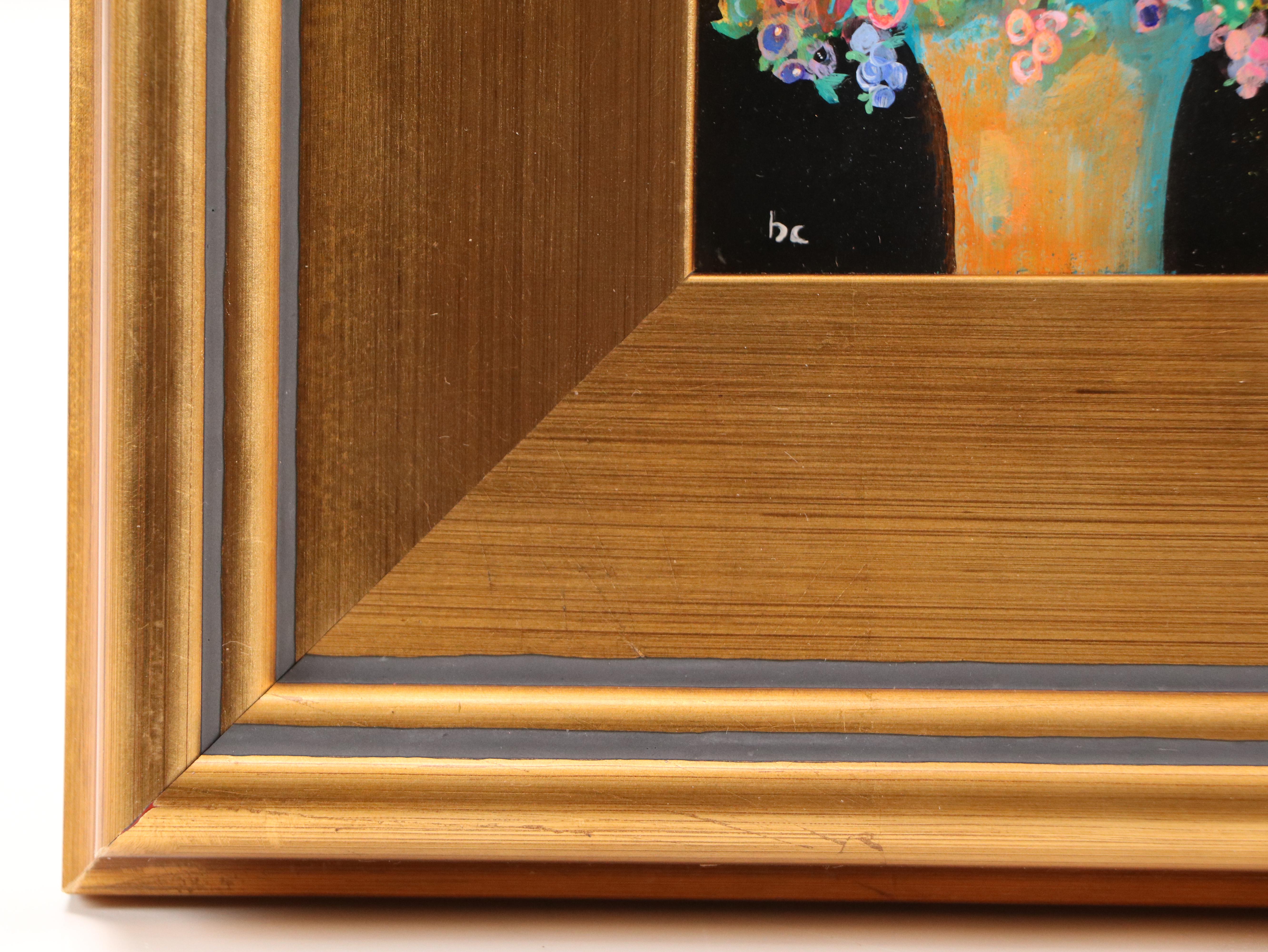 Beth Capogrossi Floral Still Life Oil Painting, 21st Century