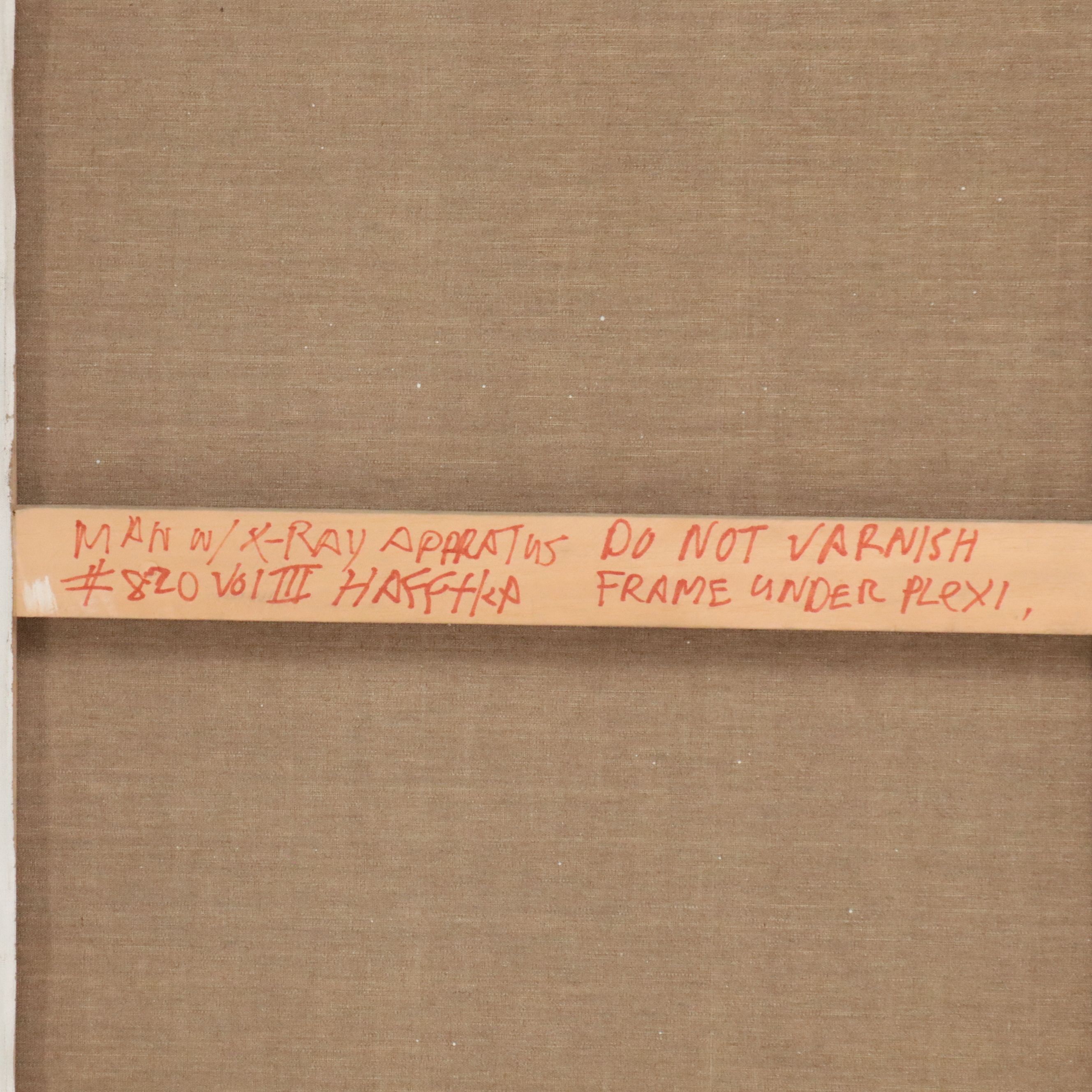 Michael Hafftka Expressionist Figurative Oil Painting, 1981