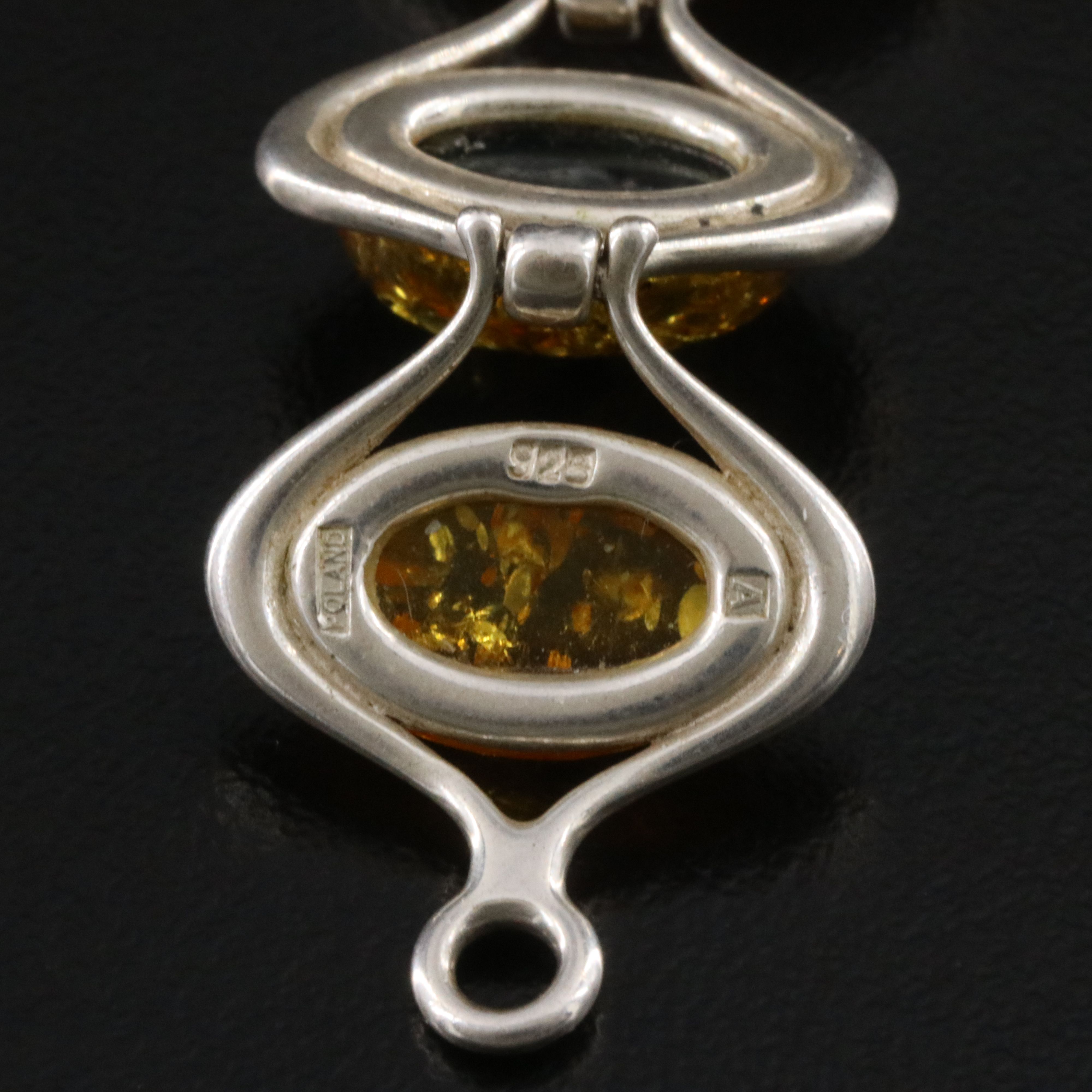 Polish Sterling Amber Bracelet