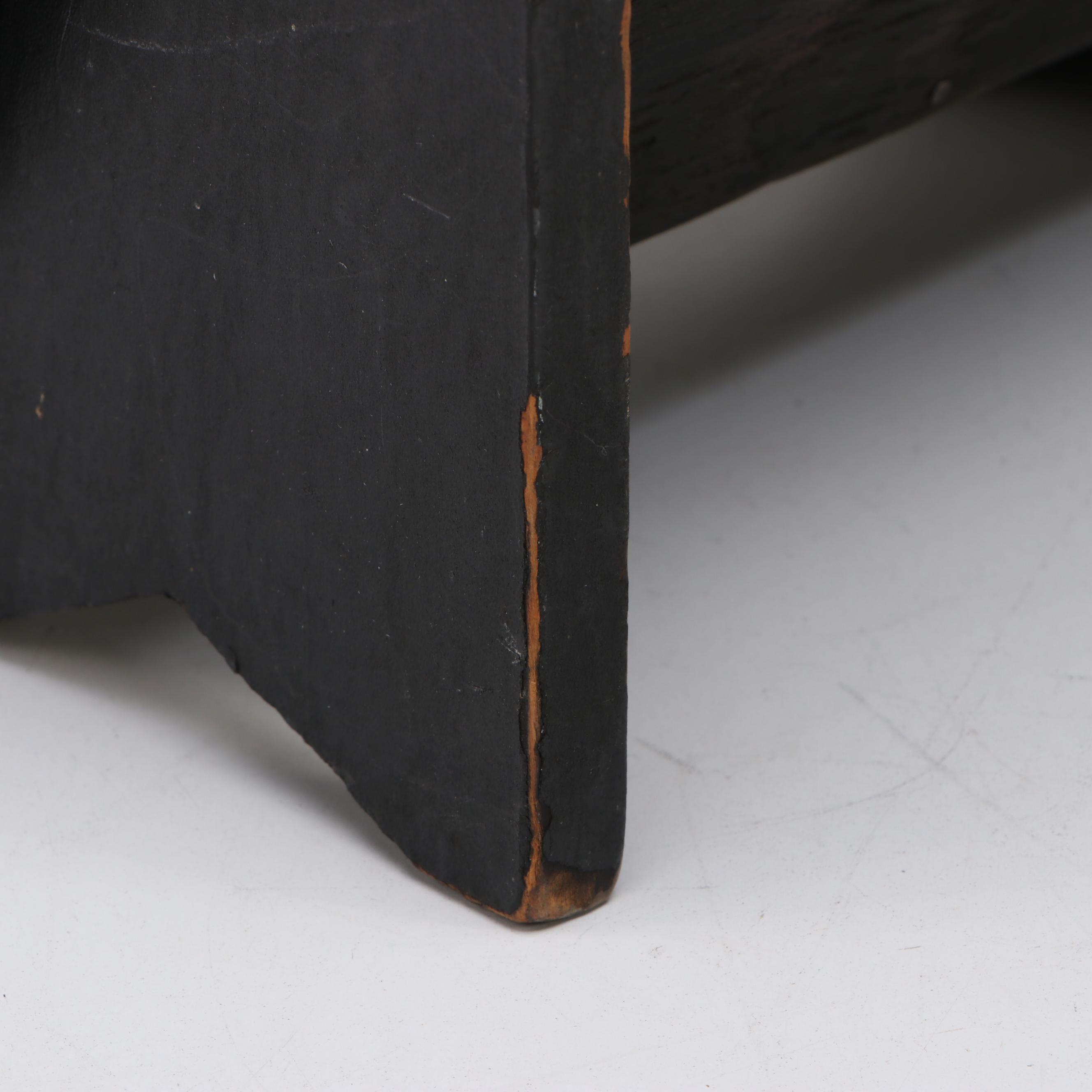 Victorian Patterned Fabric Vanity Mirror with Wooden Compartment