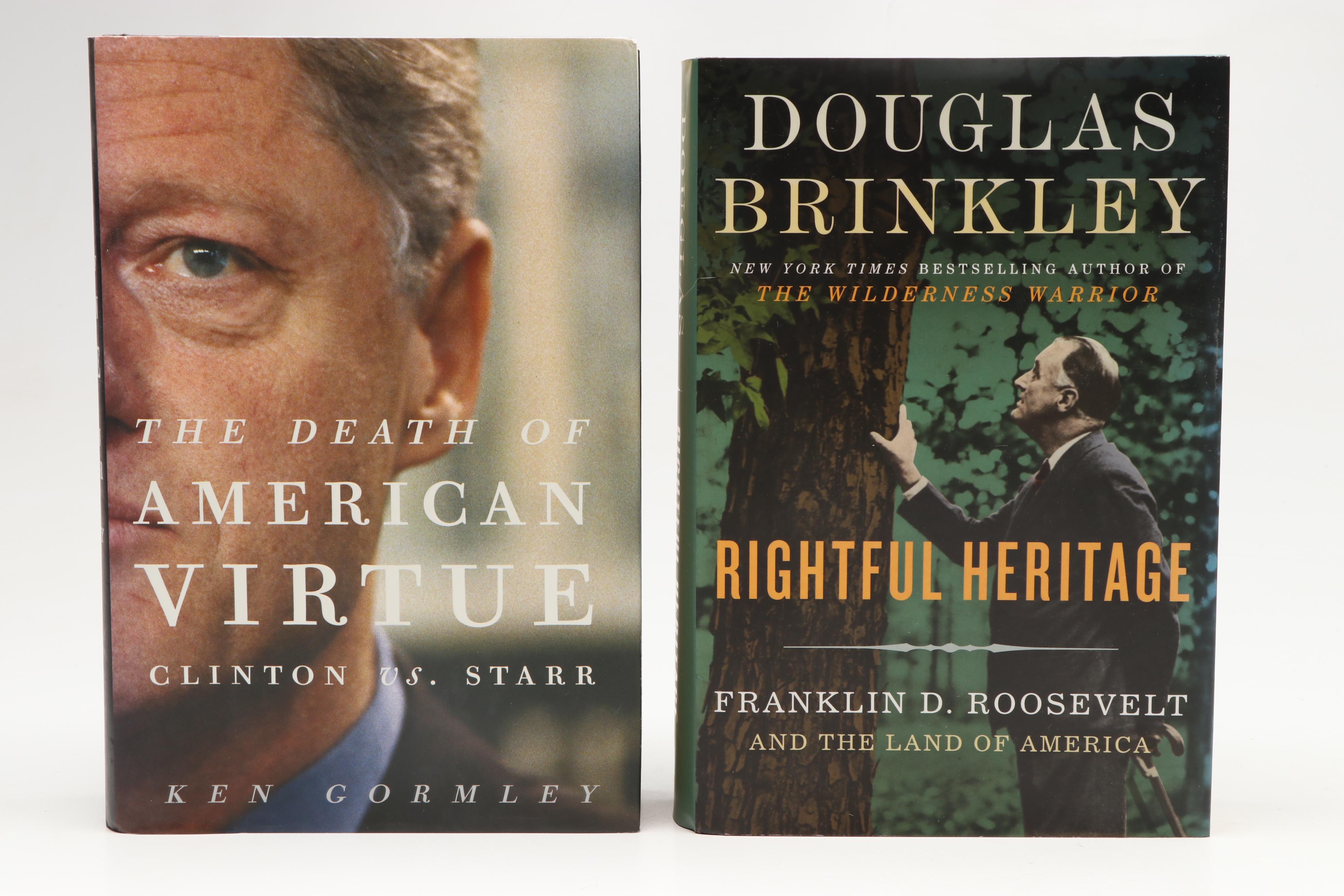 Signed "The Death of American Virtue" and More Political Nonfiction